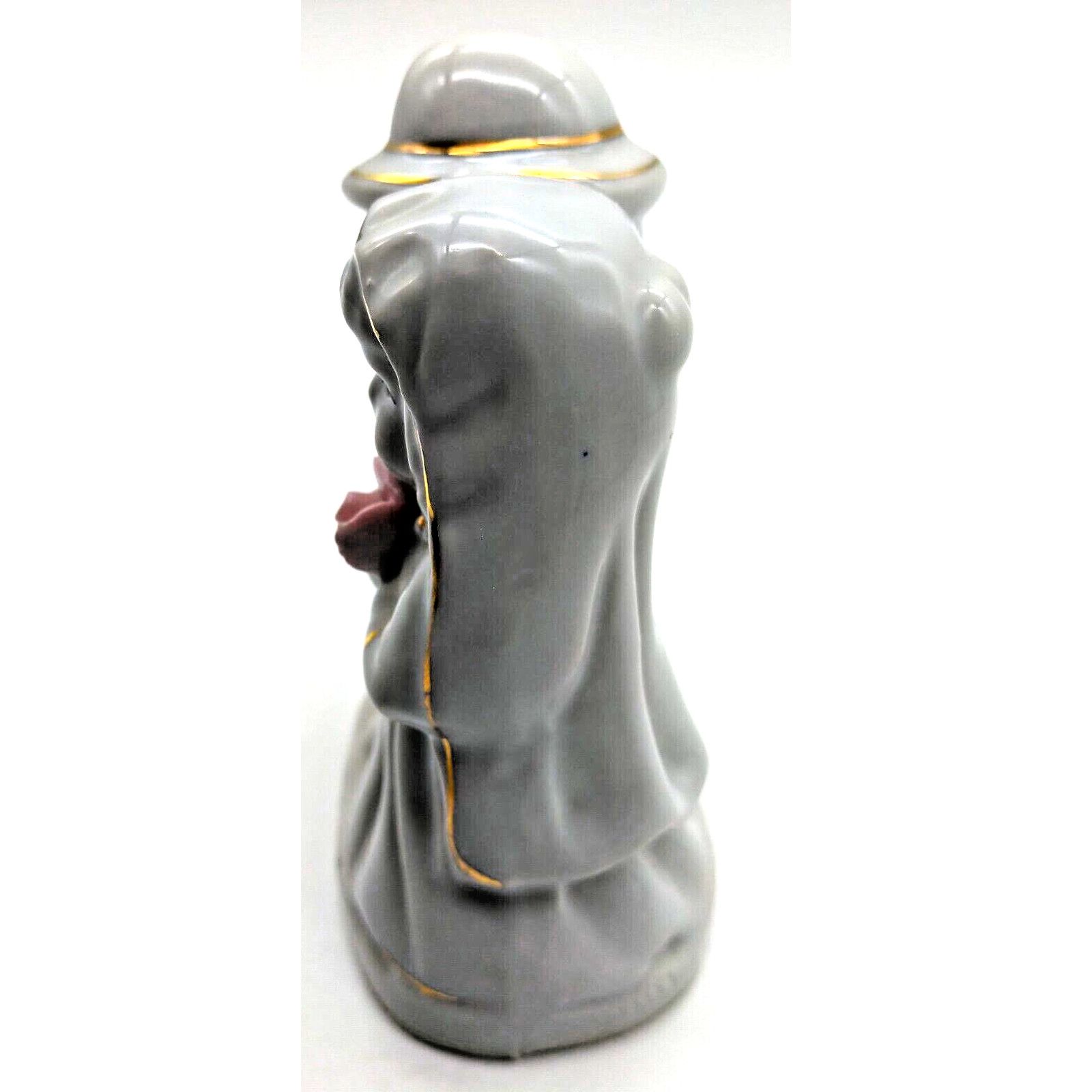Other Bride & Groom Ceramic Glazed Figurine 4 1/2" - Adorable! Size ONE SIZE - 3 Thumbnail