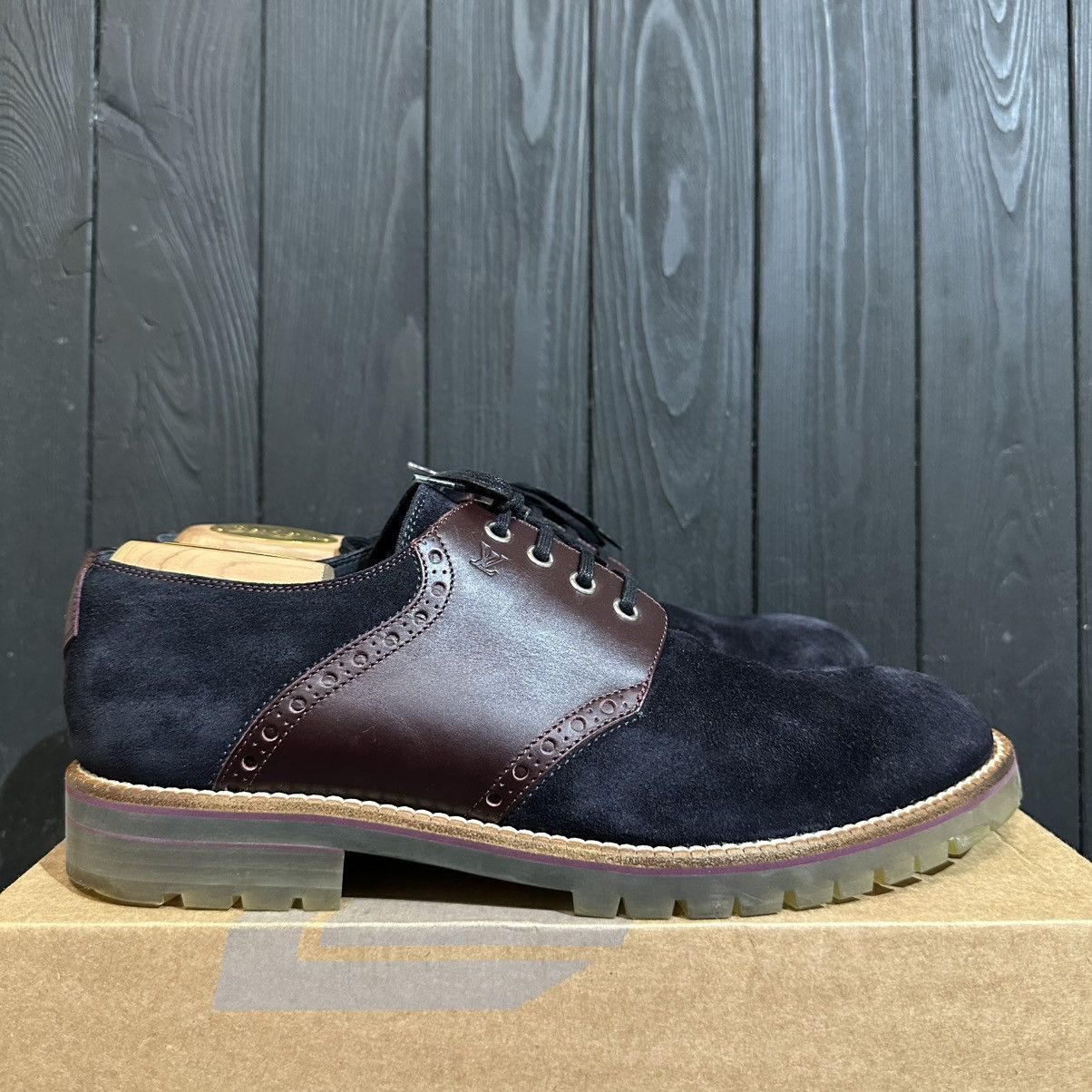 Louis Vuitton LOUIS VUITTON - Men’s Suede/Leather Derby Shoes Size 8 Size US 8 / EU 41 - 2 Thumbnail