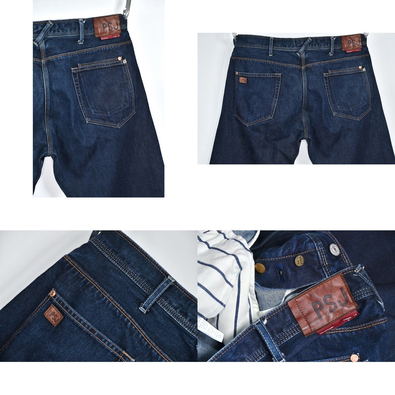 Paul Smith PAUL SMITH PSJ Standard Selvedge Jeans Shirt? No, Jeans. W34 L32, Blue, 100% COTTON, Regular Size, Men, Straight, Vintage? No. Size US 34 / EU 50 - 8 Thumbnail