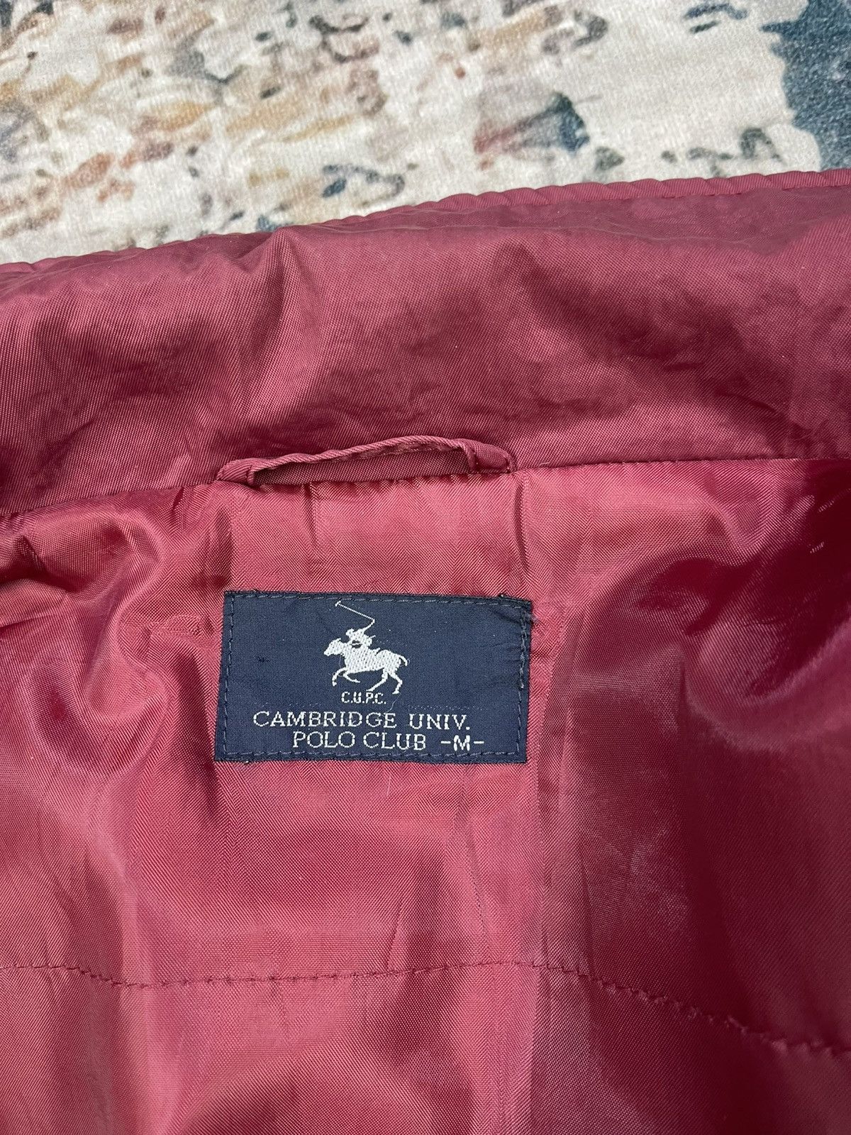 Polo Ralph Lauren Vtg Cambridge Univ. Polo Club Nylon Zipper Jacket Size US M / EU 48-50 / 2 - 15 Thumbnail