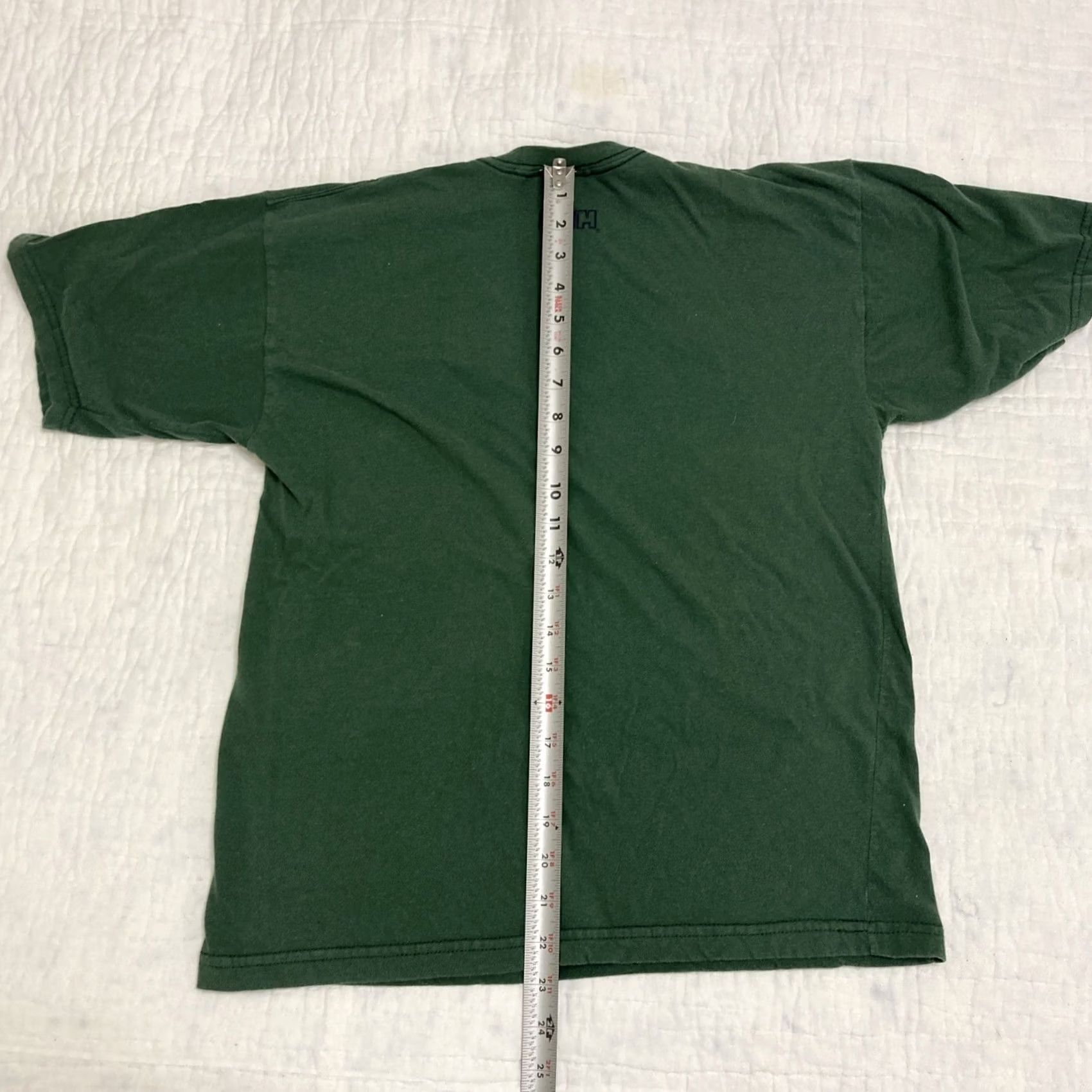 Vintage Earth T-Shirt Africa Print Made in Zimbabwe Men’s Small Green S Size US S / EU 44-46 / 1 - 6 Thumbnail
