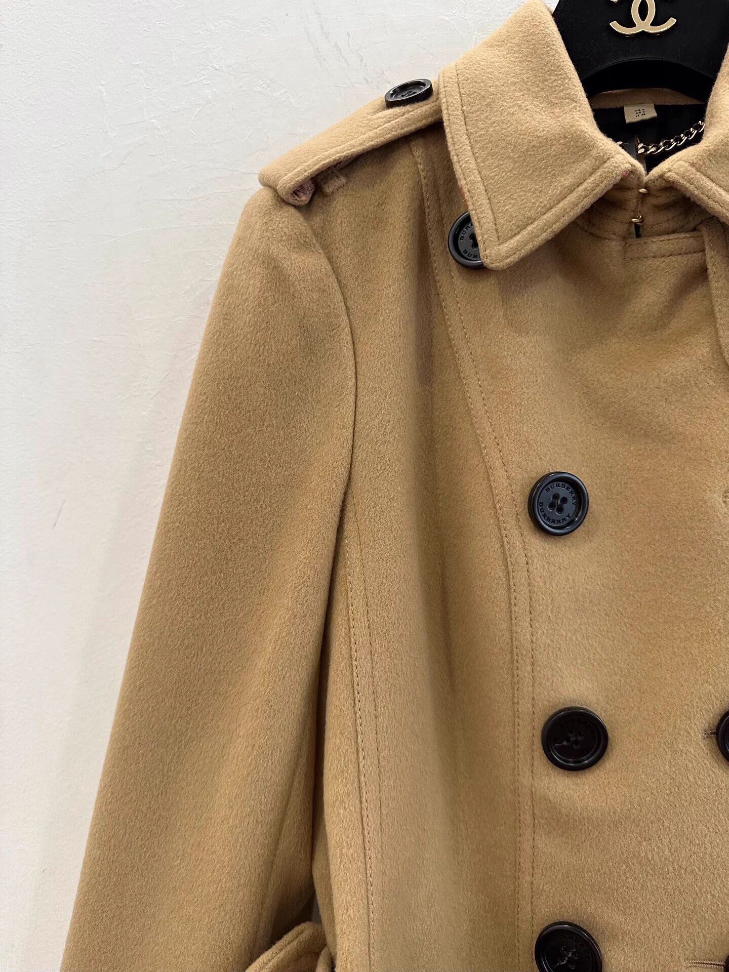 Burberry Burberry London Women Camel 2Tone Trench Coat UK4 Size XS / US 0-2 / IT 36-38 - 5 Thumbnail
