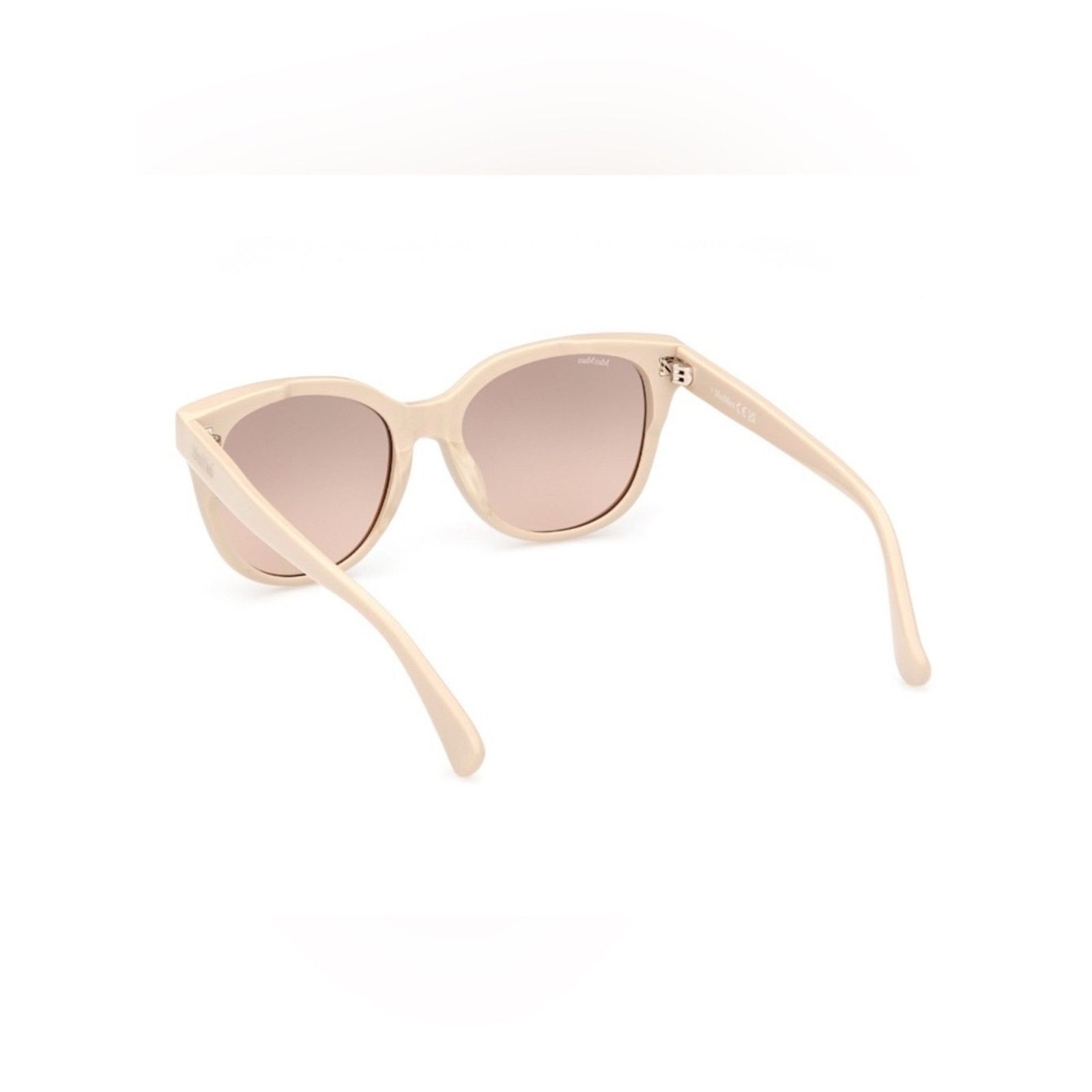 Max Mara MaxMara Cream Round Sunglasses MM0068 25G 54 Size ONE SIZE - 5 Thumbnail