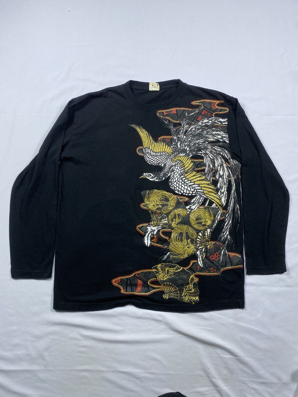 20471120 Y2k Dragon Sukajan Tato Long Slevee Size US L / EU 52-54 / 3 - 4 Thumbnail