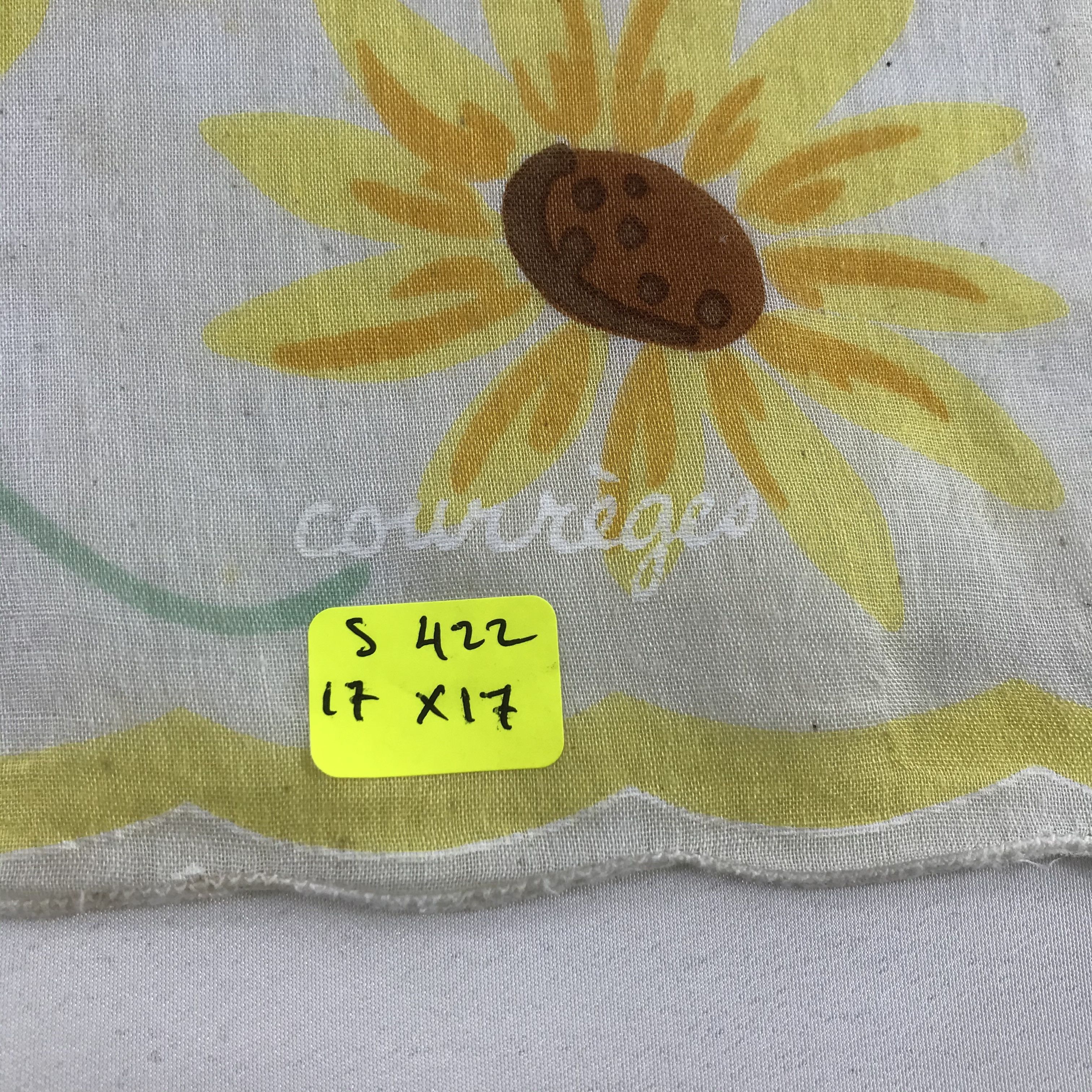 Courreges × Vintage Courreges Bandana / Handkerchief / Neckerchief - S422 Size ONE SIZE - 5 Thumbnail