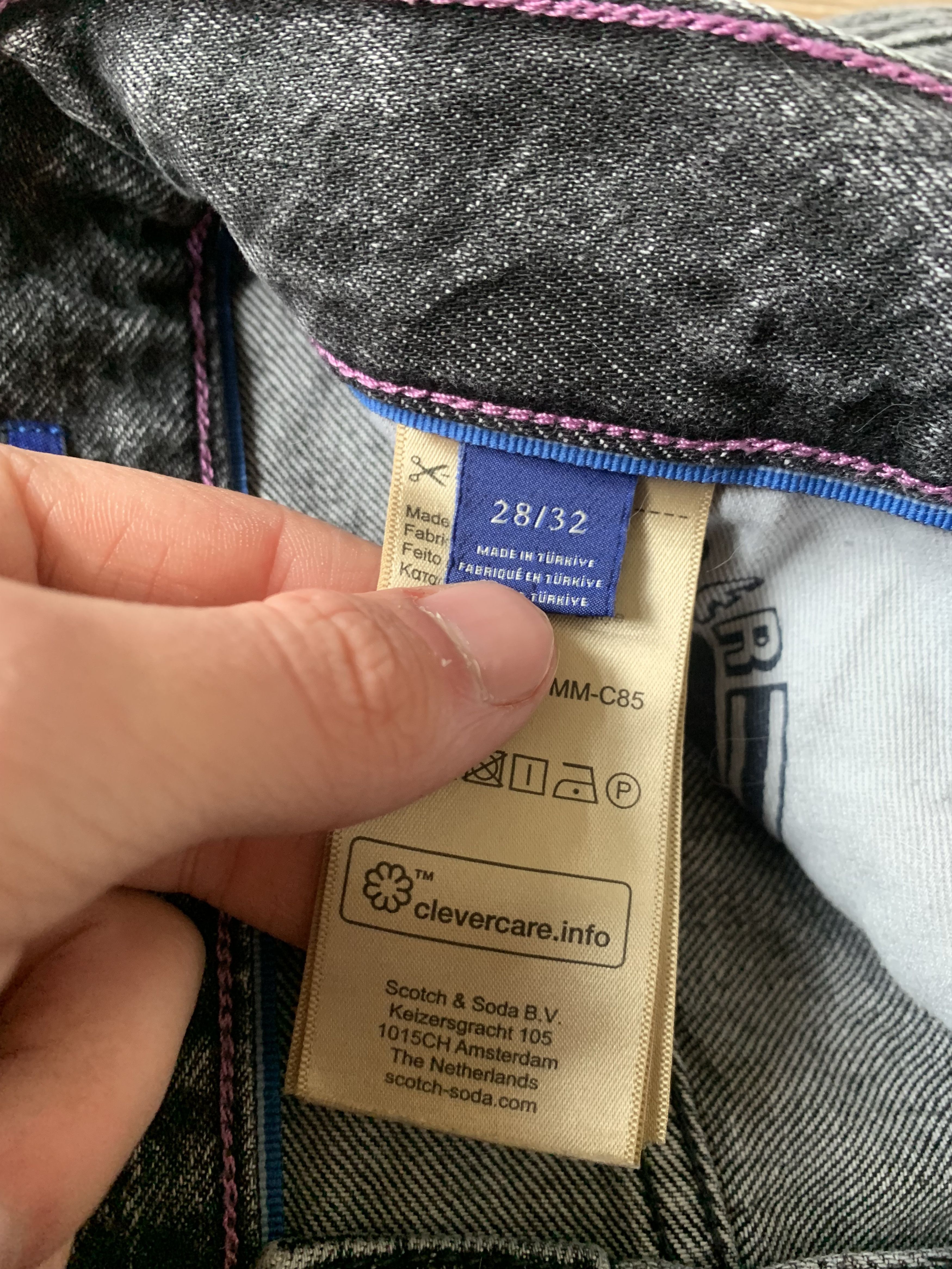 Scotch & Soda Scotch & Soda Dean Grey Jeans Size US 28 / EU 44 - 11 Thumbnail