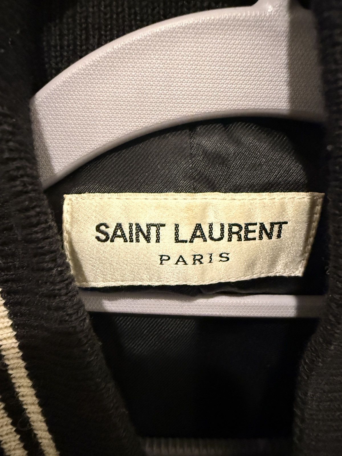 Saint Laurent Paris 2016 Saint Laurent Paris Teddy Bomber Black Jacket Size US M / EU 48-50 / 2 - 3 Thumbnail