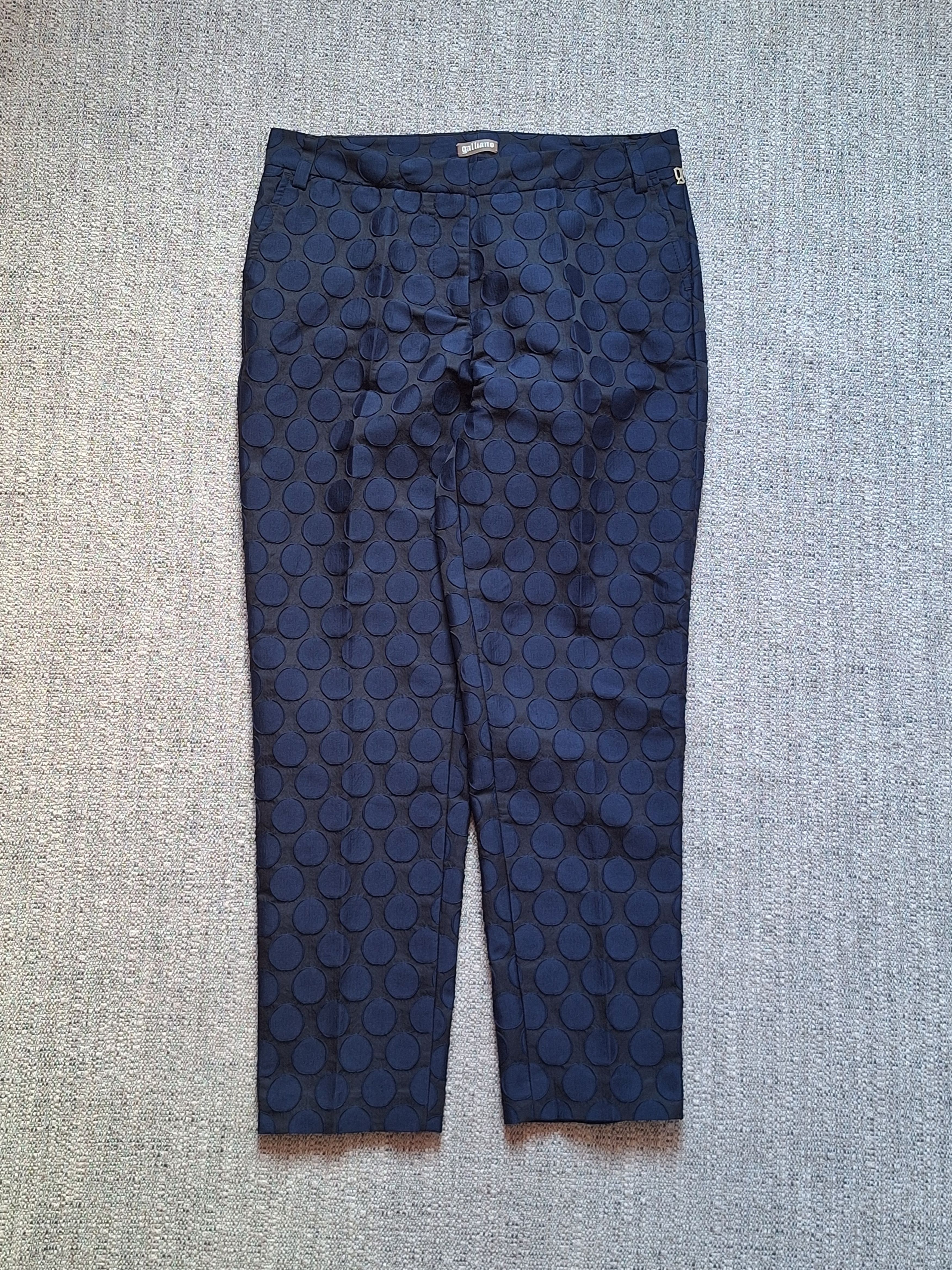 John Galliano Rare Galliano / Set Polka Dots Blazer & Trouser Size S / US 4 / IT 40 - 5 Thumbnail