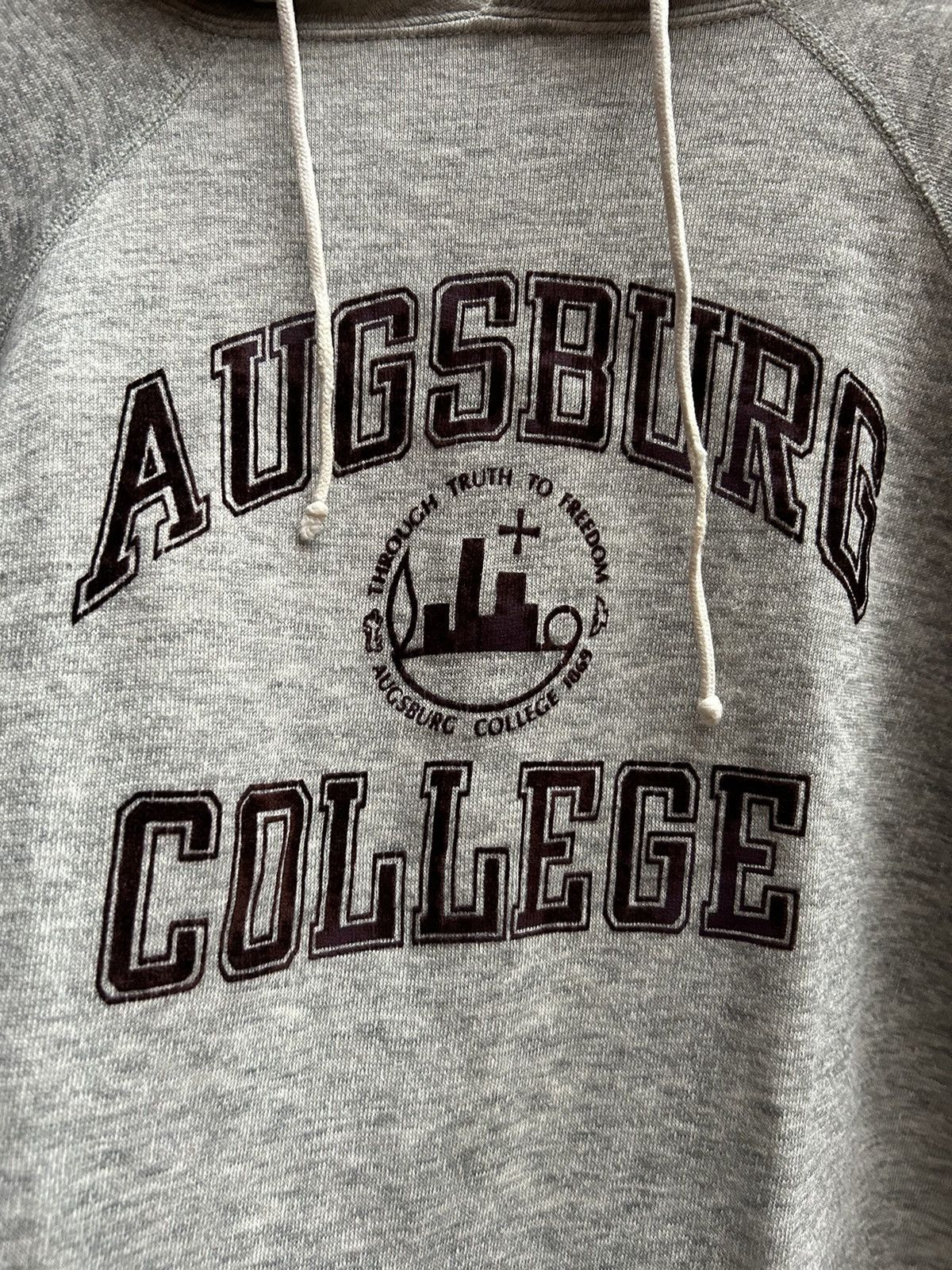 Champion × Vintage Vintage 80’s Champion Augsburg College Hoodie Made in USA Size US L / EU 52-54 / 3 - 7 Thumbnail