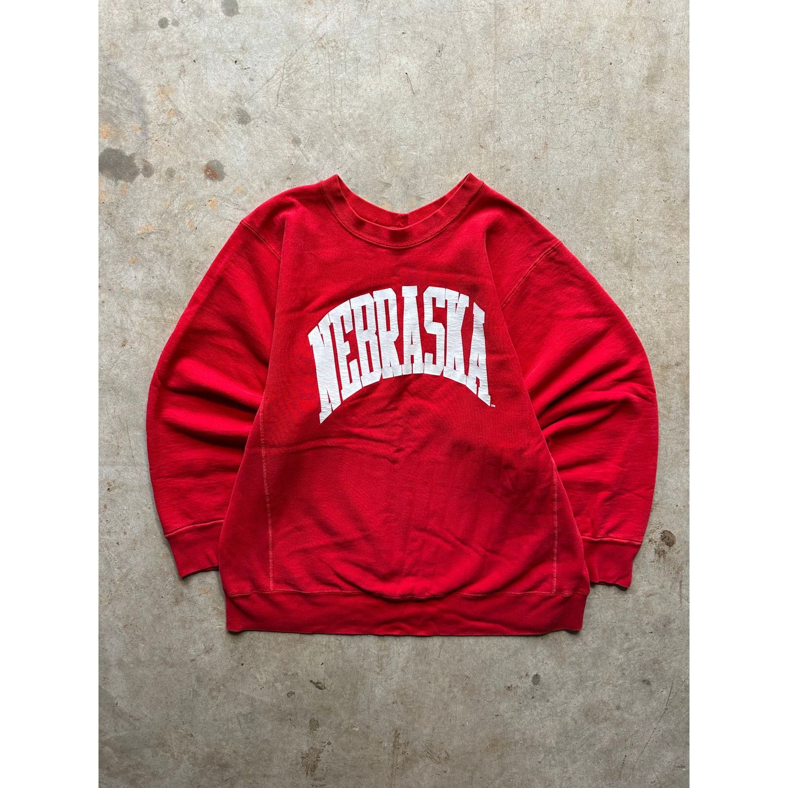 Vintage Vintage Nebraska Cornhuskers 90s Reverse Weave Sweatshirt Size US XL / EU 56 / 4 - 1 Thumbnail