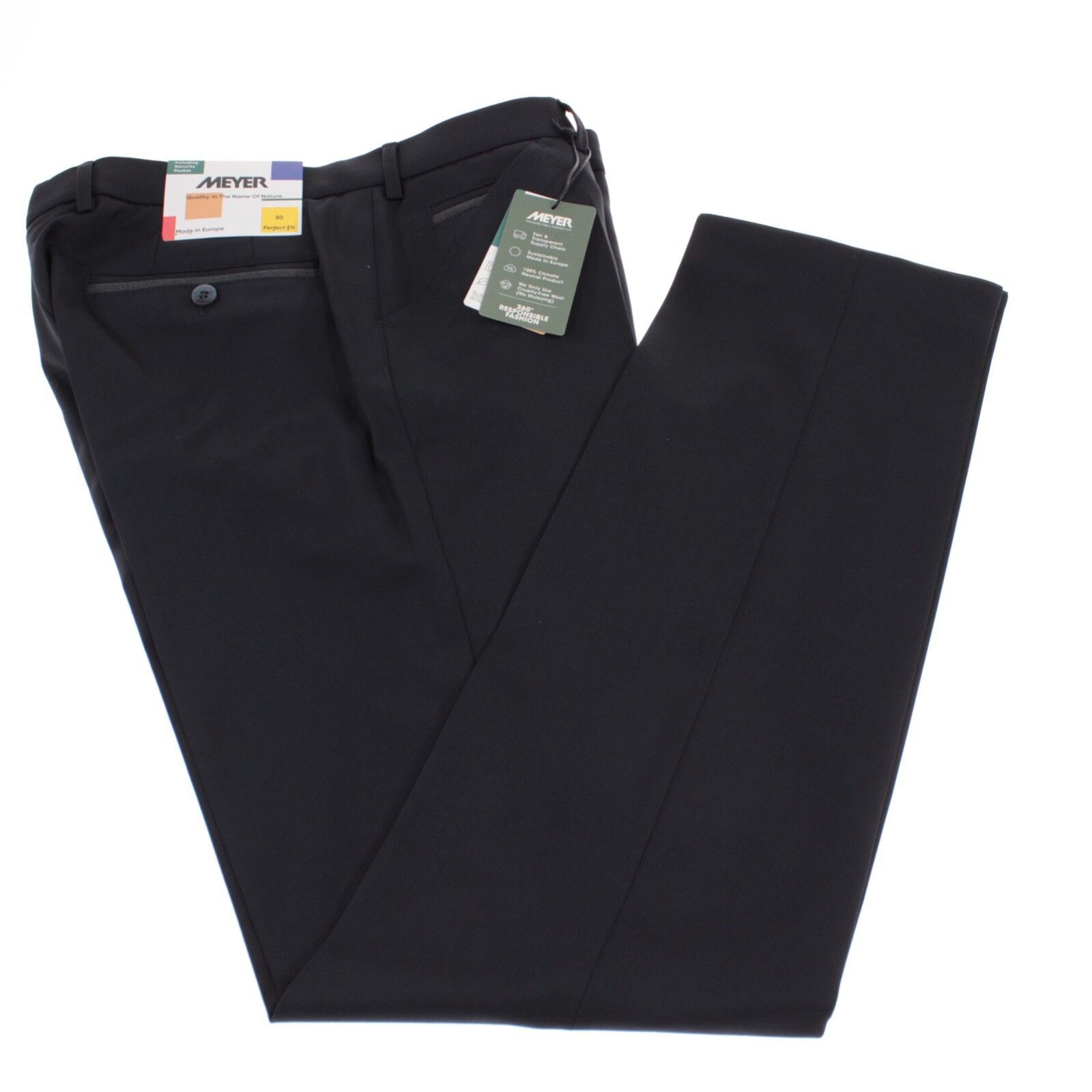 Other Meyer New with tags Dress Pants Size 34 US In Blue Size US 34 / EU 50 - 2 Thumbnail