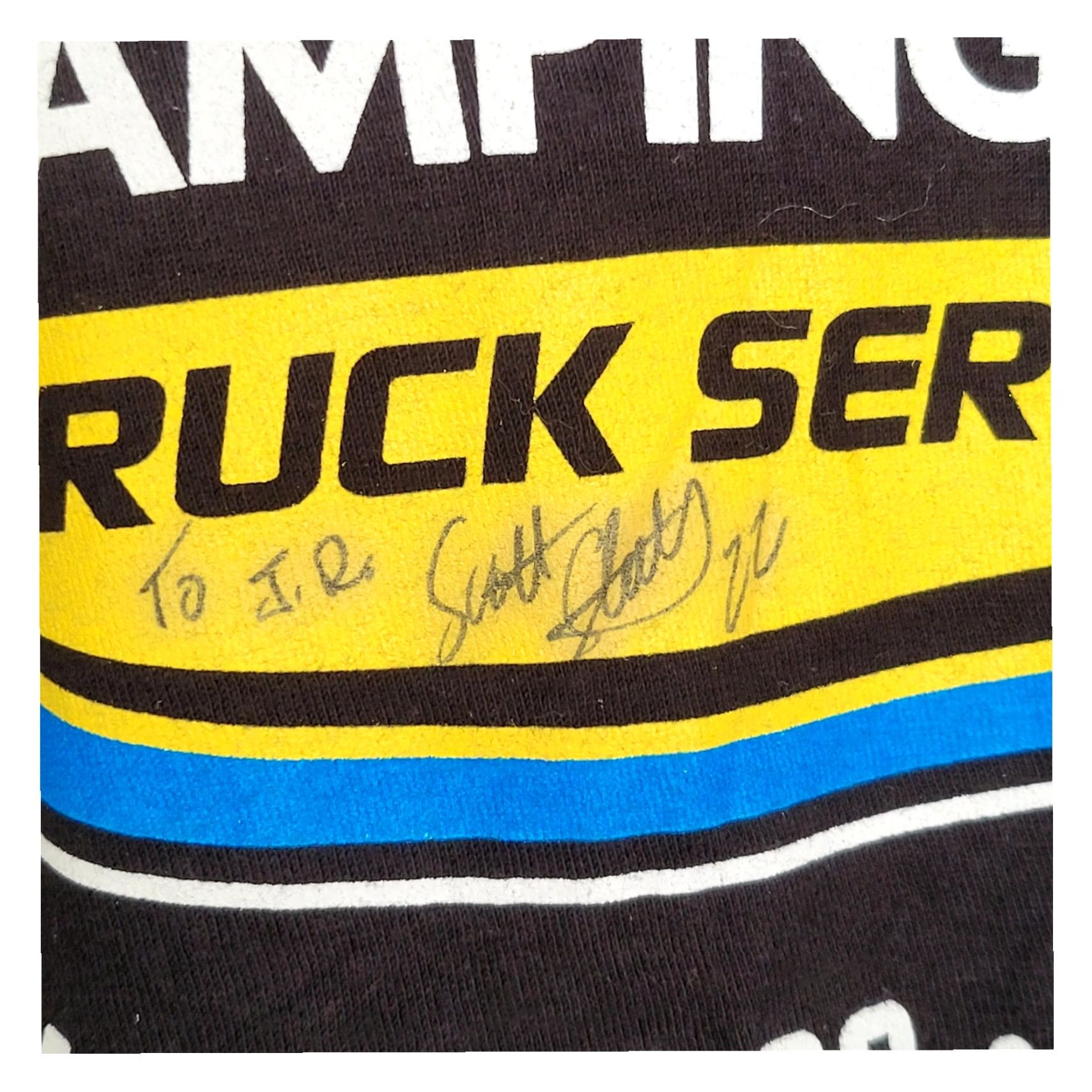 NASCAR NASCAR Camping World Truck Series T-Shirt M Black Signed by Scott Speed 2013 Size US M / EU 48-50 / 2 - 5 Thumbnail