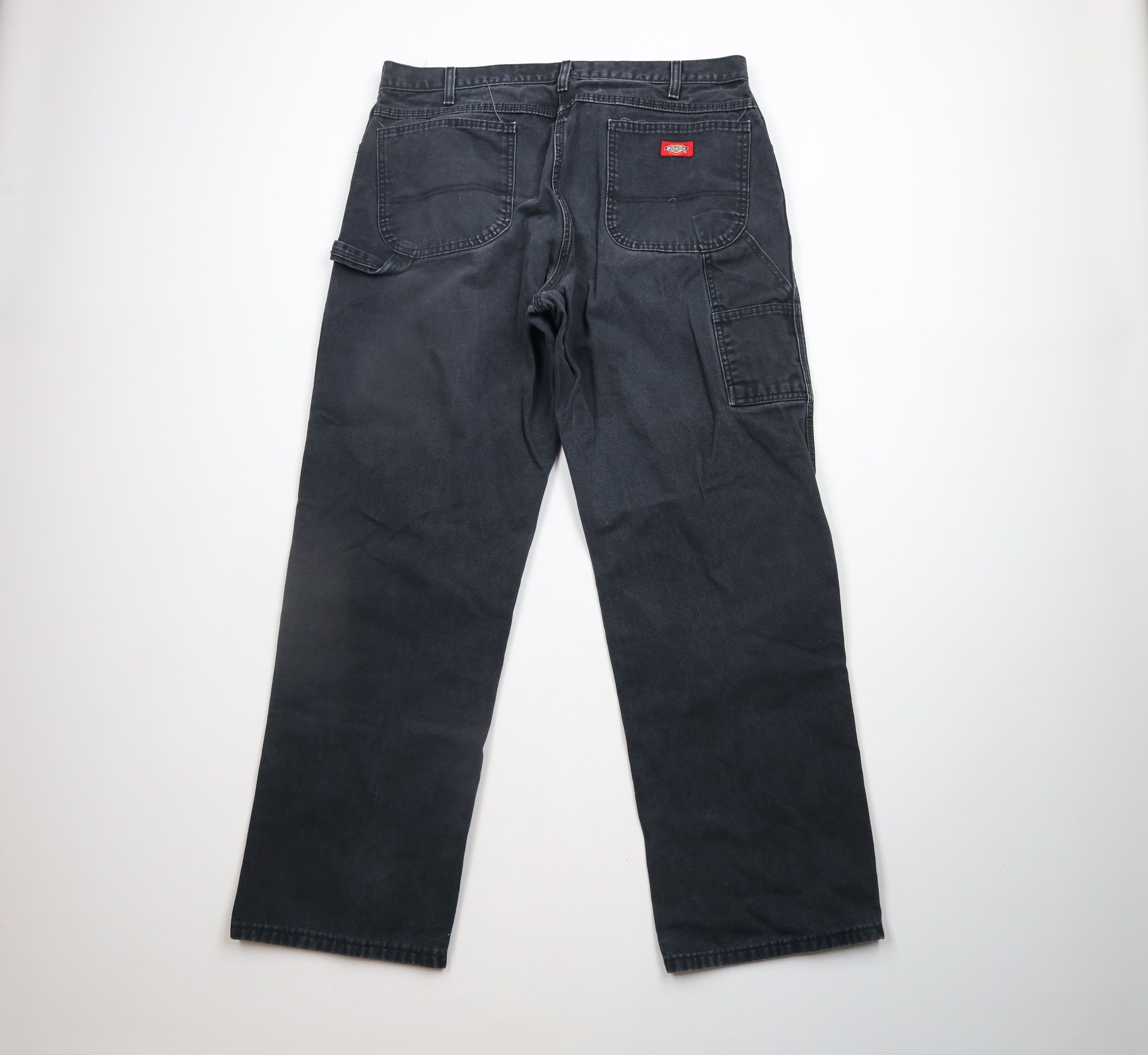 Dickies × Vintage Vintage Dickies Out Wide Leg Canvas Workwear Pants Black Size US 38 / EU 54 - 8 Thumbnail