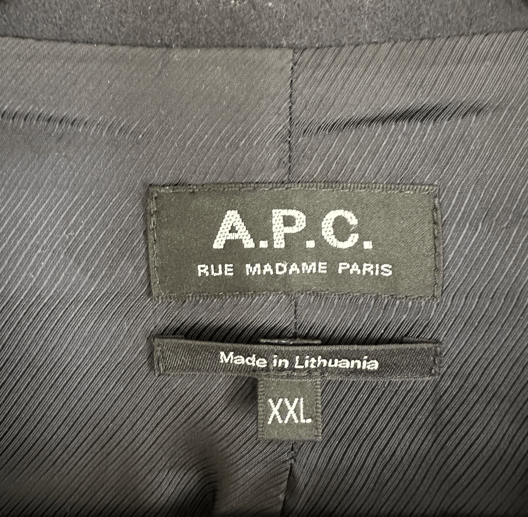 A.P.C. A.P.C. Visconti Coat Size US XXL / EU 58 / 5 - 3 Thumbnail
