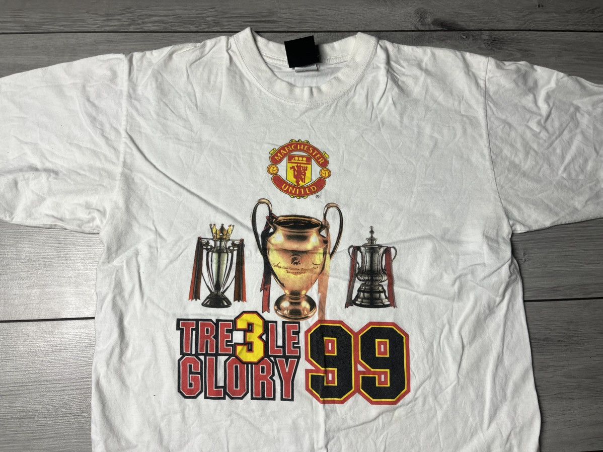 Band Tees Vintage 1999 Manchester United Big Logo T Shirt Football Size US L / EU 52-54 / 3 - 3 Thumbnail