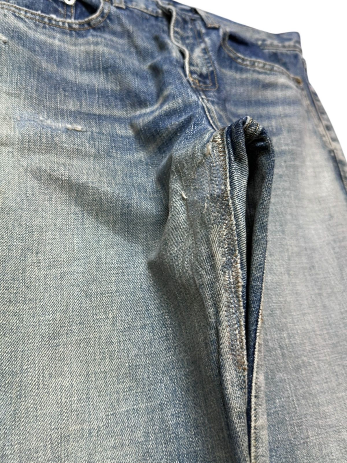 Saint Laurent Paris Vintage Saint Laurent Paris Straight Leg Denim Size US 31 - 3 Thumbnail