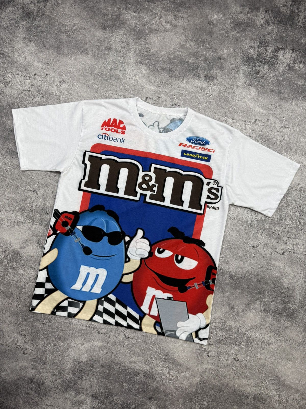 Vintage Vintage M&M’s Racing T-Shirt Y2K Streetwear Size US M / EU 48-50 / 2 - 3 Thumbnail