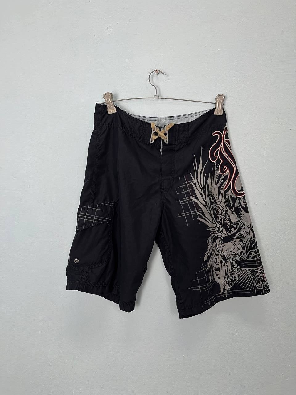 Other 00s Vintage Billabong Software Surf Shorts Big Logo Size US 30 / EU 46 - 3 Thumbnail