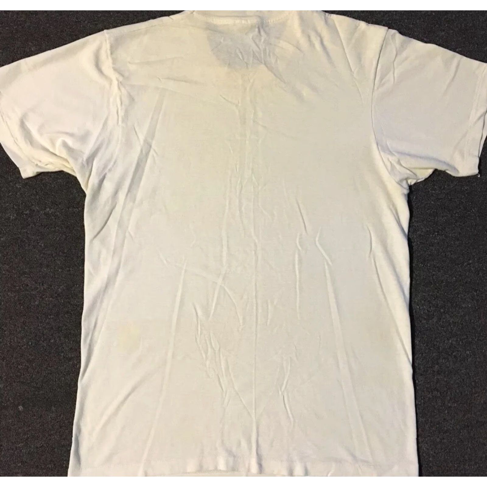 Hanes Vtg Hanes Faded 80s 90s Shirt S White Distressed Grunge Biker Punk Skate Surf Trucker 90s USA California Classic Retro Rock Mechanic Fitness Size US S / EU 44-46 / 1 - 2 Thumbnail