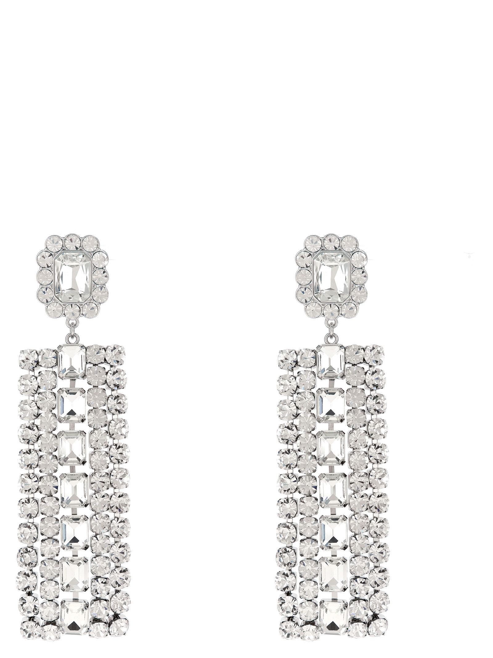 Self-Portrait 'Multi Crystal Droplet' earrings Size ONE SIZE - 1 Thumbnail