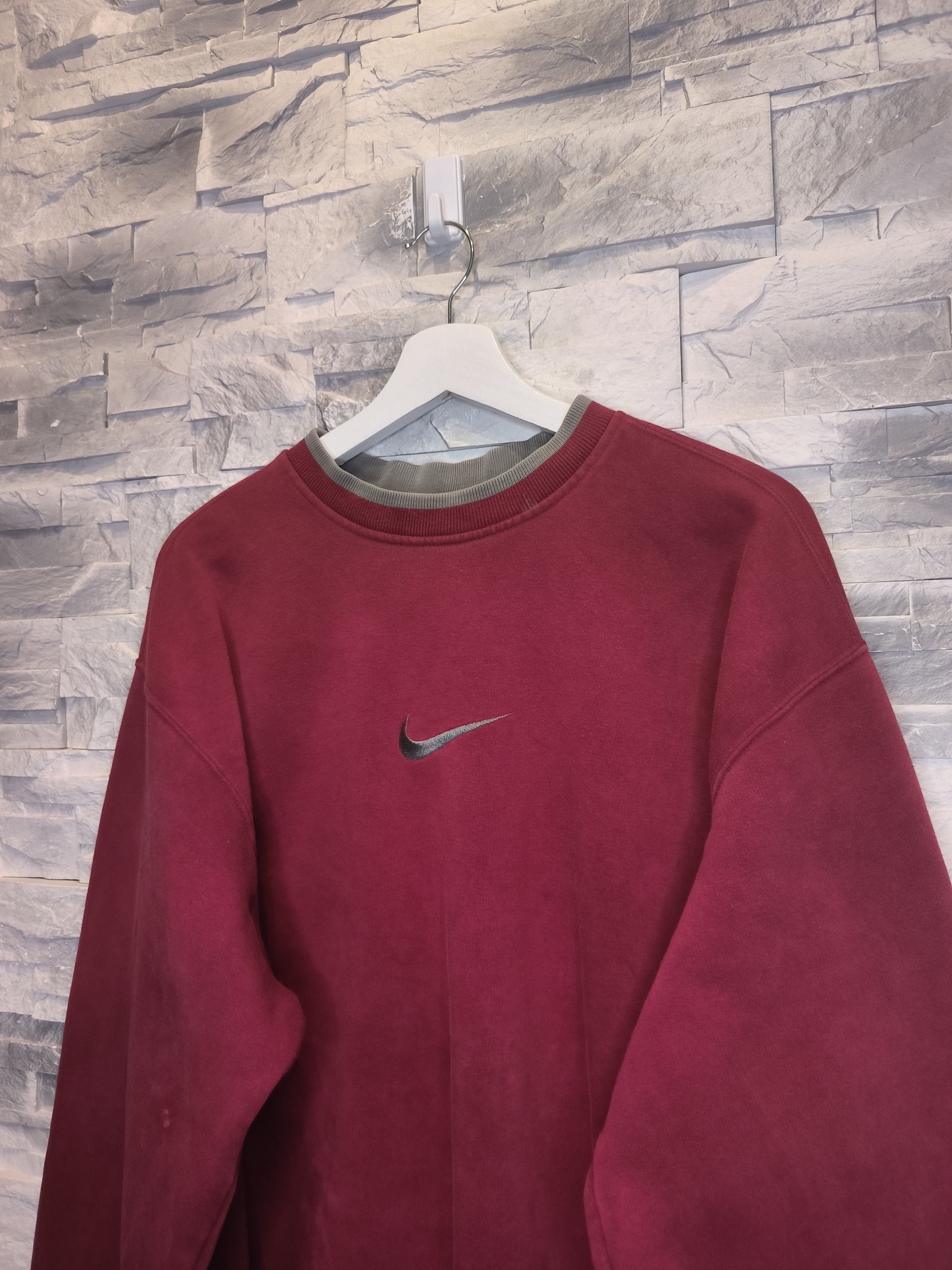Nike Nike Vintage Center Swoosh Sweatshirt Crewneck Logo Size US XL / EU 56 / 4 - 2 Thumbnail