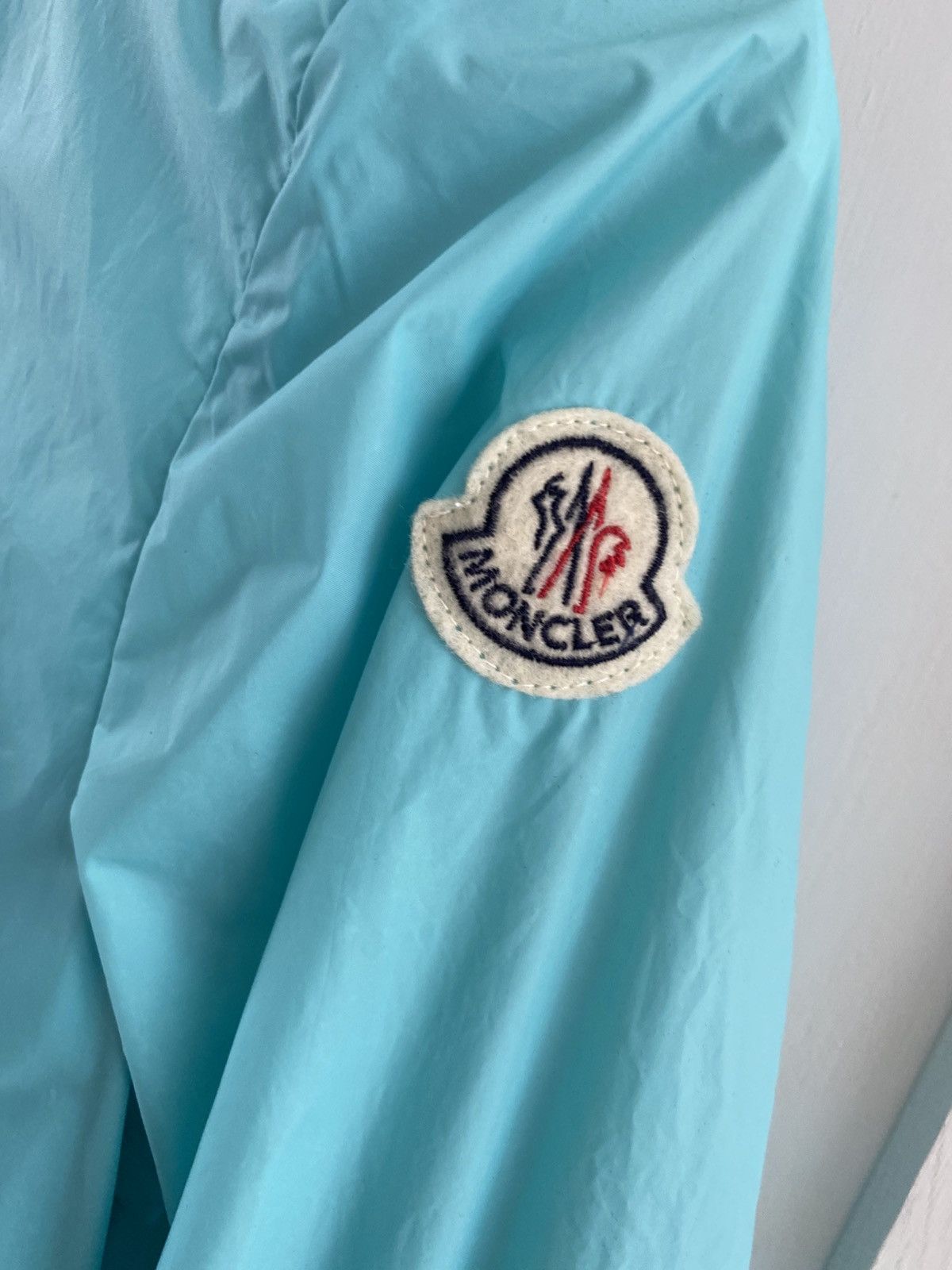 Moncler Moncler sports summer jacket S turquoise - perfect condition Size S / US 4 / IT 40 - 8 Thumbnail