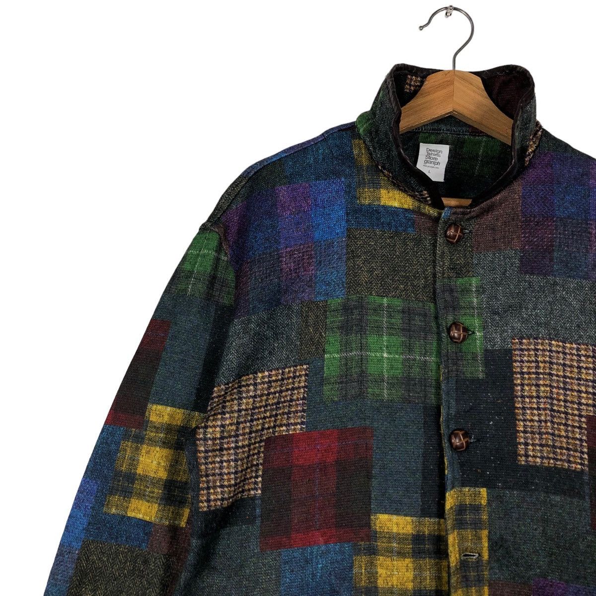 Japanese Brand 🔥Rare Patch Work Design Rare Colour Issey Miyake Design Size US L / EU 52-54 / 3 - 6 Thumbnail