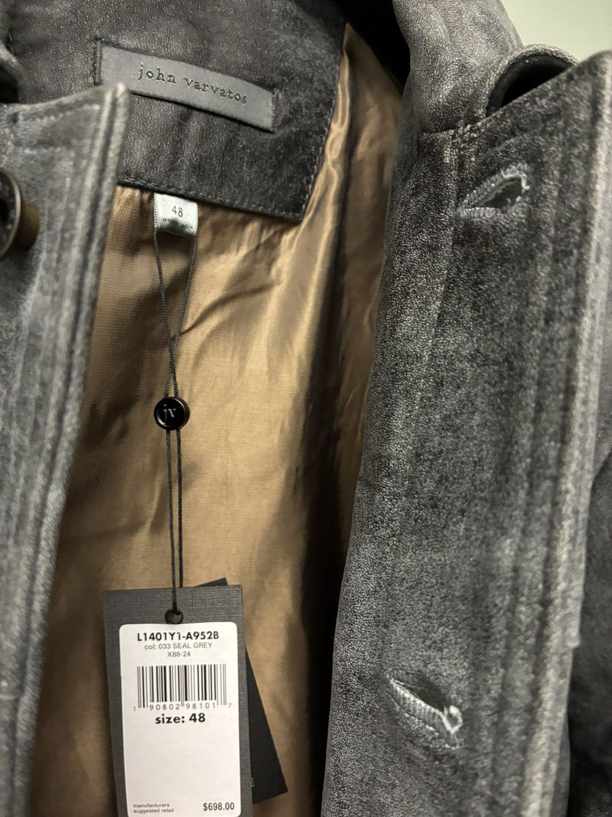 John Varvatos Andrew Trucker Jacket EU 48 USA 38 Size US M / EU 48-50 / 2 - 12 Thumbnail