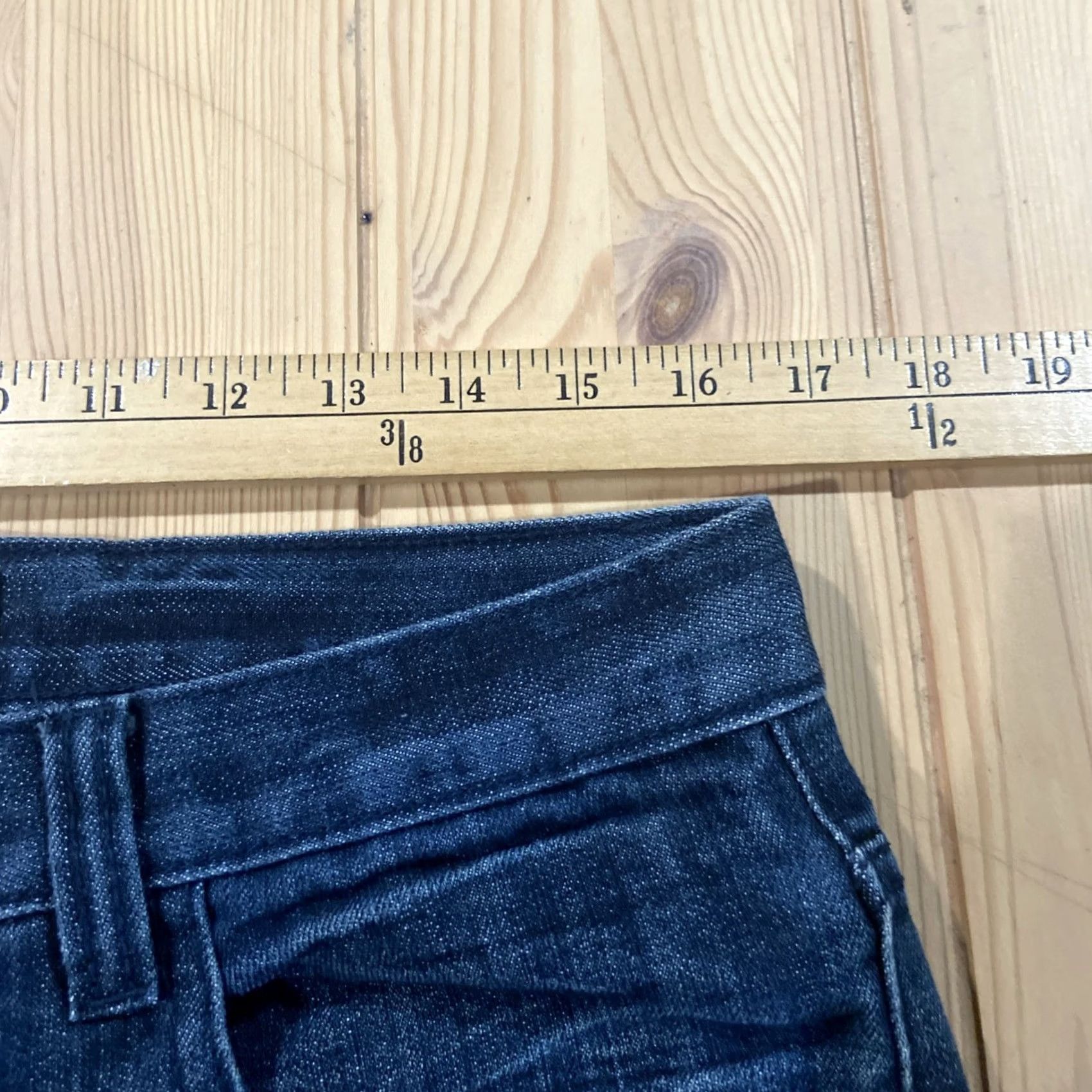 Denime Nostic Jeans Men's 34x32 Dark Wash Denim Regular 5-Pocket Zipper Button Straight Hip Hop Streetwear Y2K 90s Rock City Baggy? Size US 34 / EU 50 - 6 Thumbnail
