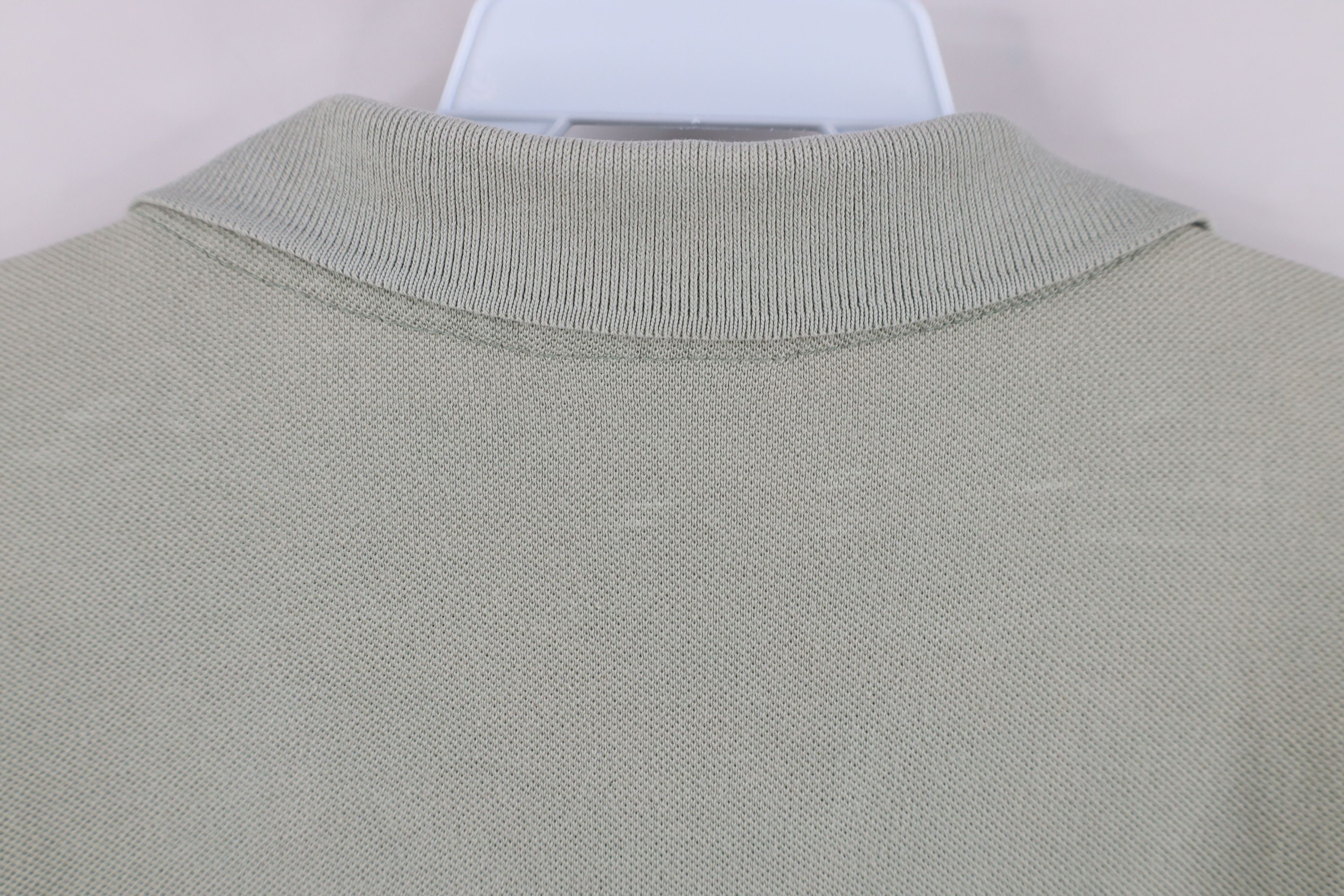 Reebok × Vintage Vintage 90s Reebok Spell Out Collared Polo Shirt Green Size US L / EU 52-54 / 3 - 11 Thumbnail