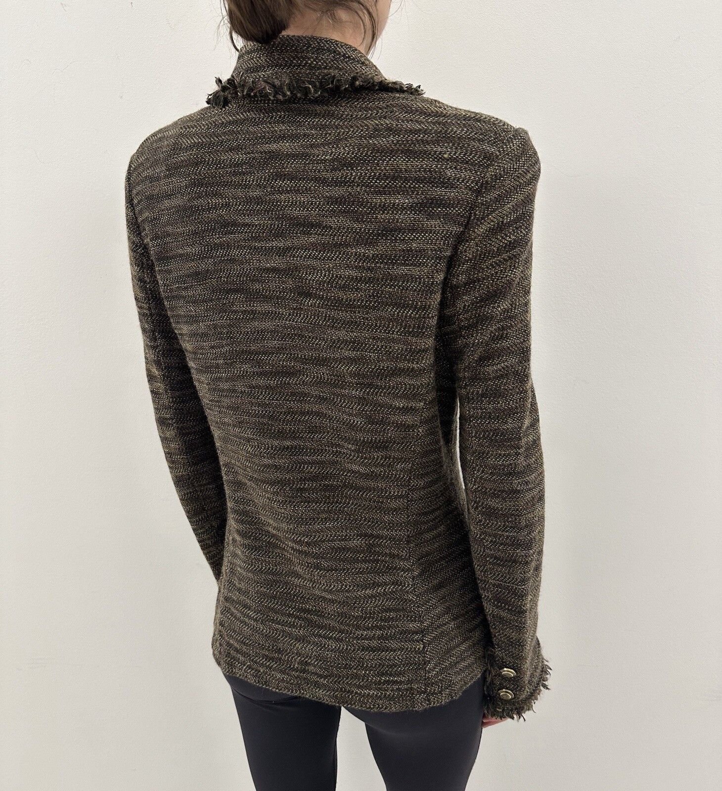 St. John Collection Blazer Knit Jacket made in USA Pocket