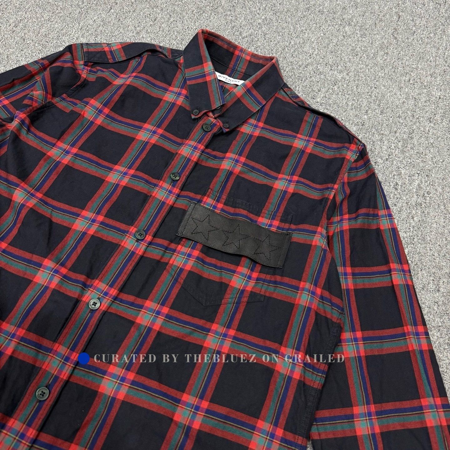 Givenchy Givenchy Plaid Long Sleeve Shirt Size US XXS / EU 40 - 3 Thumbnail