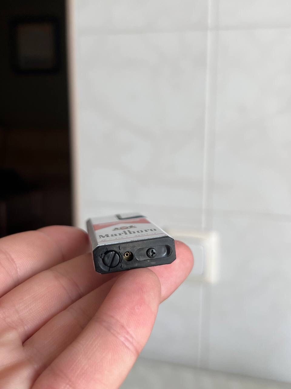 Marlboro × Vintage Y2K ELEGANCE MARLBORO GEOMETRIC METAL PUNK ROCK LIGHTER Size ONE SIZE - 2 Thumbnail