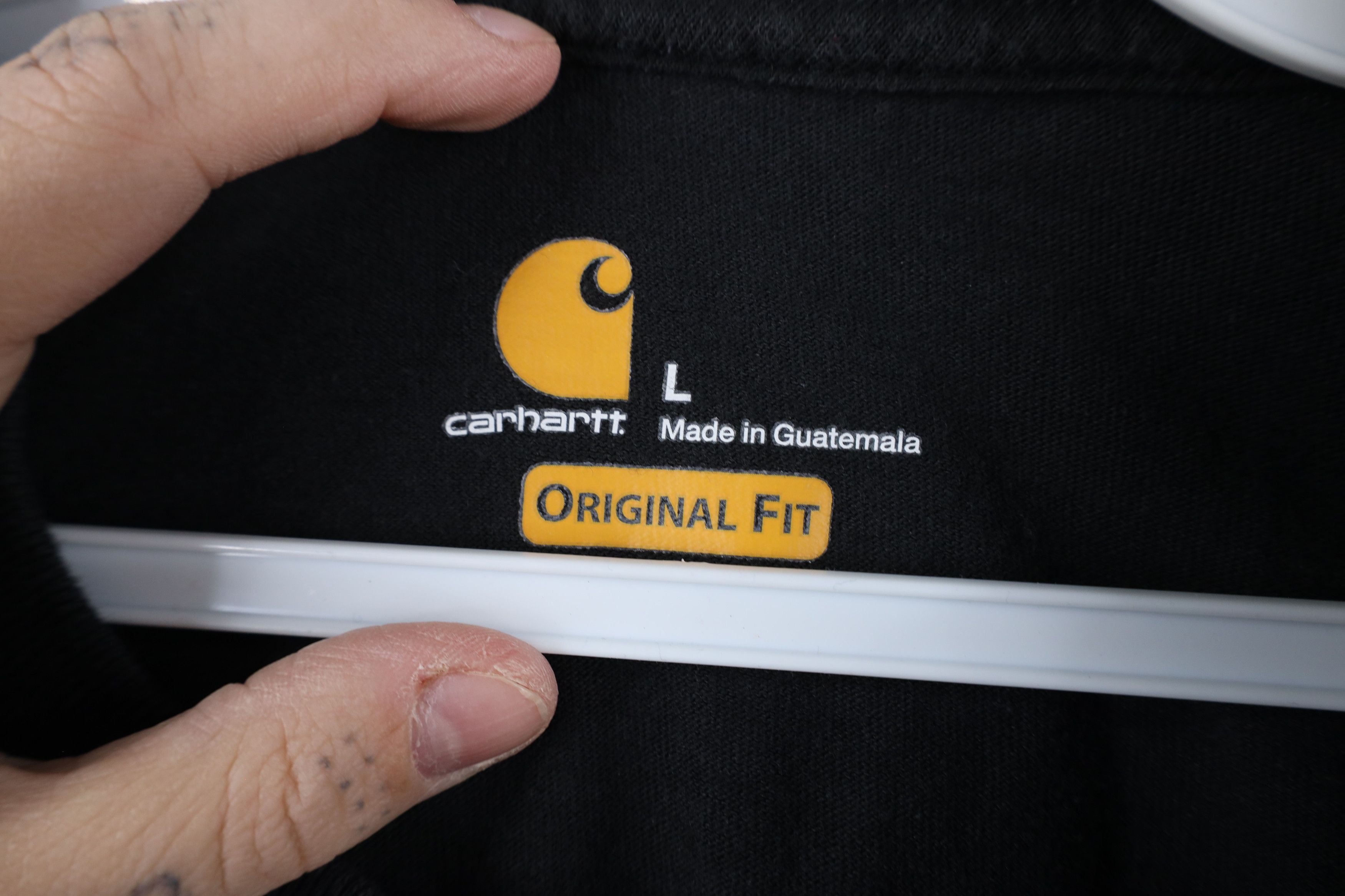 Carhartt Vintage Carhartt Out Heavyweight Long Sleeve T-Shirt Black Size US L / EU 52-54 / 3 - 6 Thumbnail