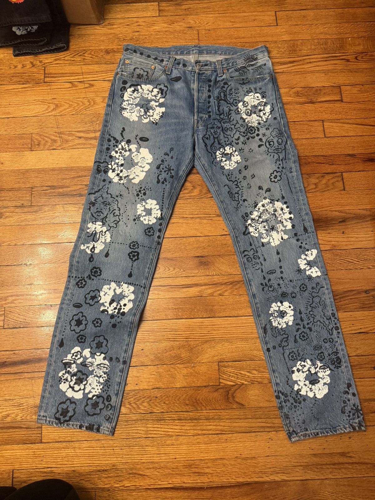DENIM TEARS Denim Tears Irak Jeans Size 34/34 Size US 34 / EU 50 - 1 Thumbnail