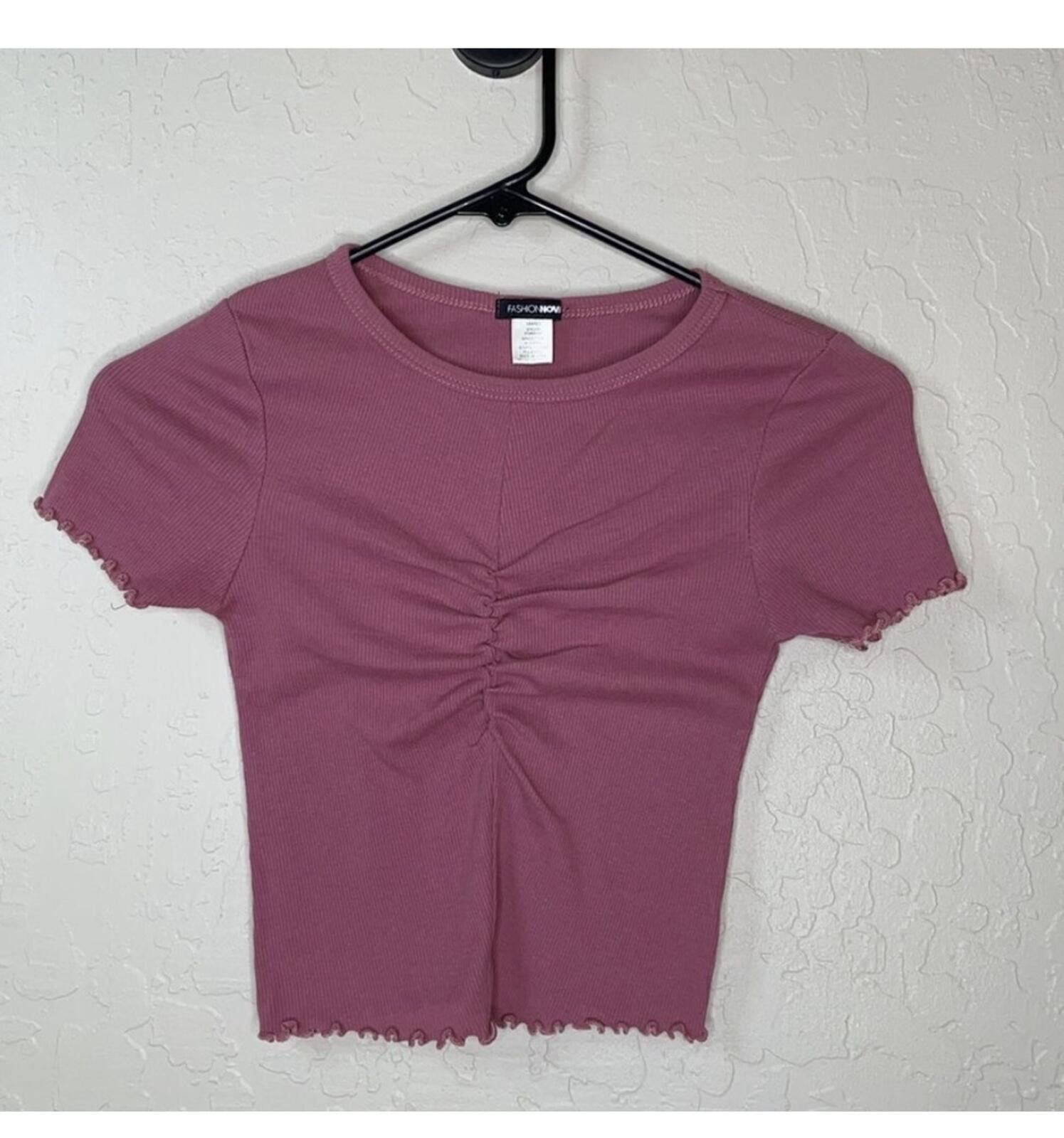 Fashion Nova Fashion Nova Gathered crop top Size S / US 4 / IT 40 - 1 Thumbnail