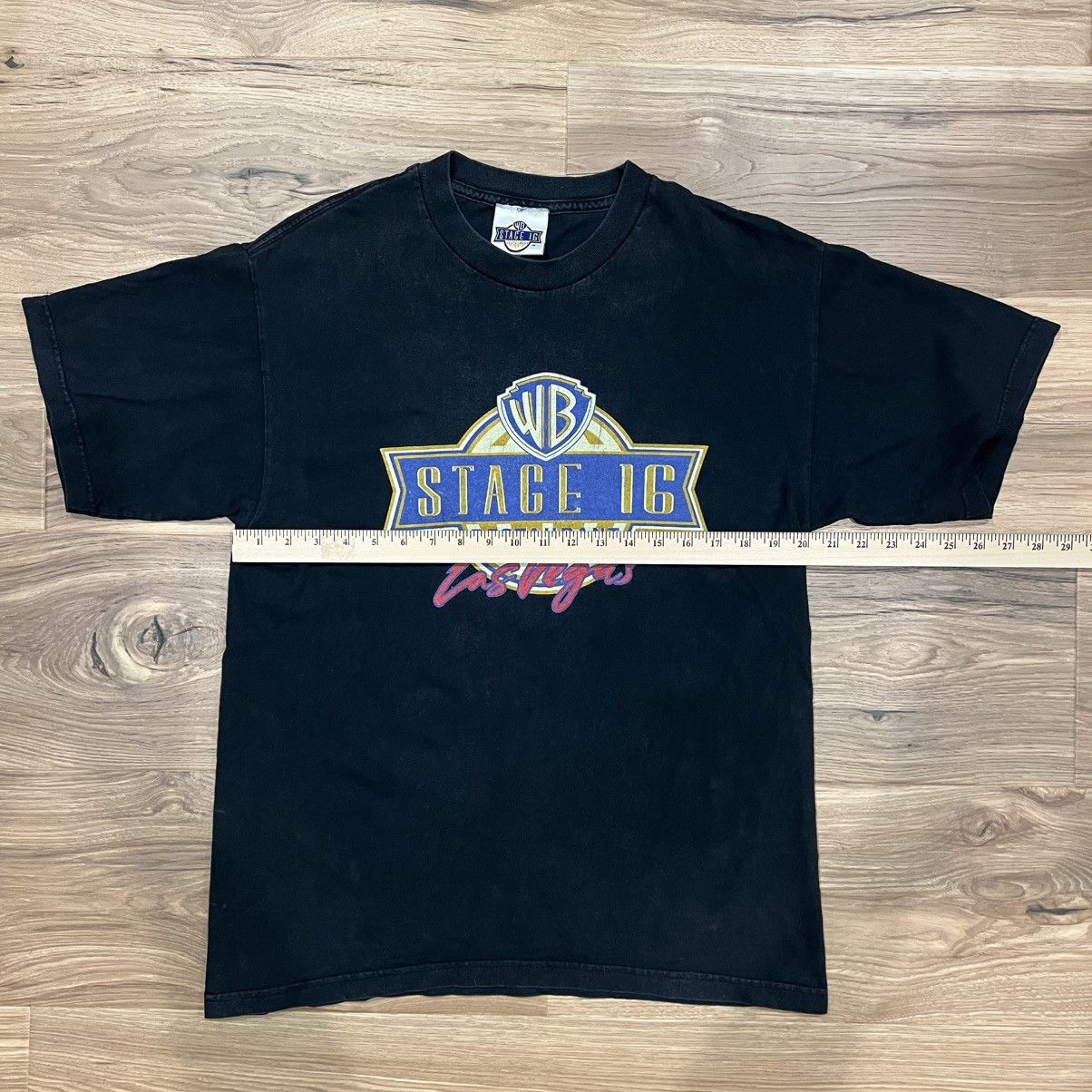 Warner Bros WB Stage 16 Restaurant Las Vegas Black T Shirt Medium Size US M / EU 48-50 / 2 - 4 Thumbnail