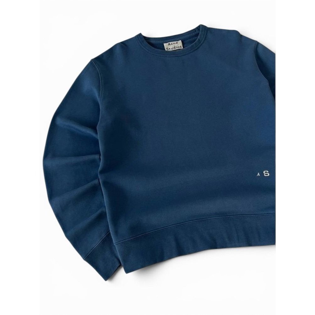 Acne Studios Acne Studios Faise Minimal Logo Crewneck Sweatshirt Size US L / EU 52-54 / 3 - 2 Thumbnail