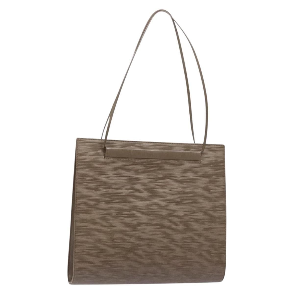 Louis Vuitton LOUIS VUITTON Epi Saint Tropez Shoulder Bag Gray Lilac Size ONE SIZE - 1 Thumbnail