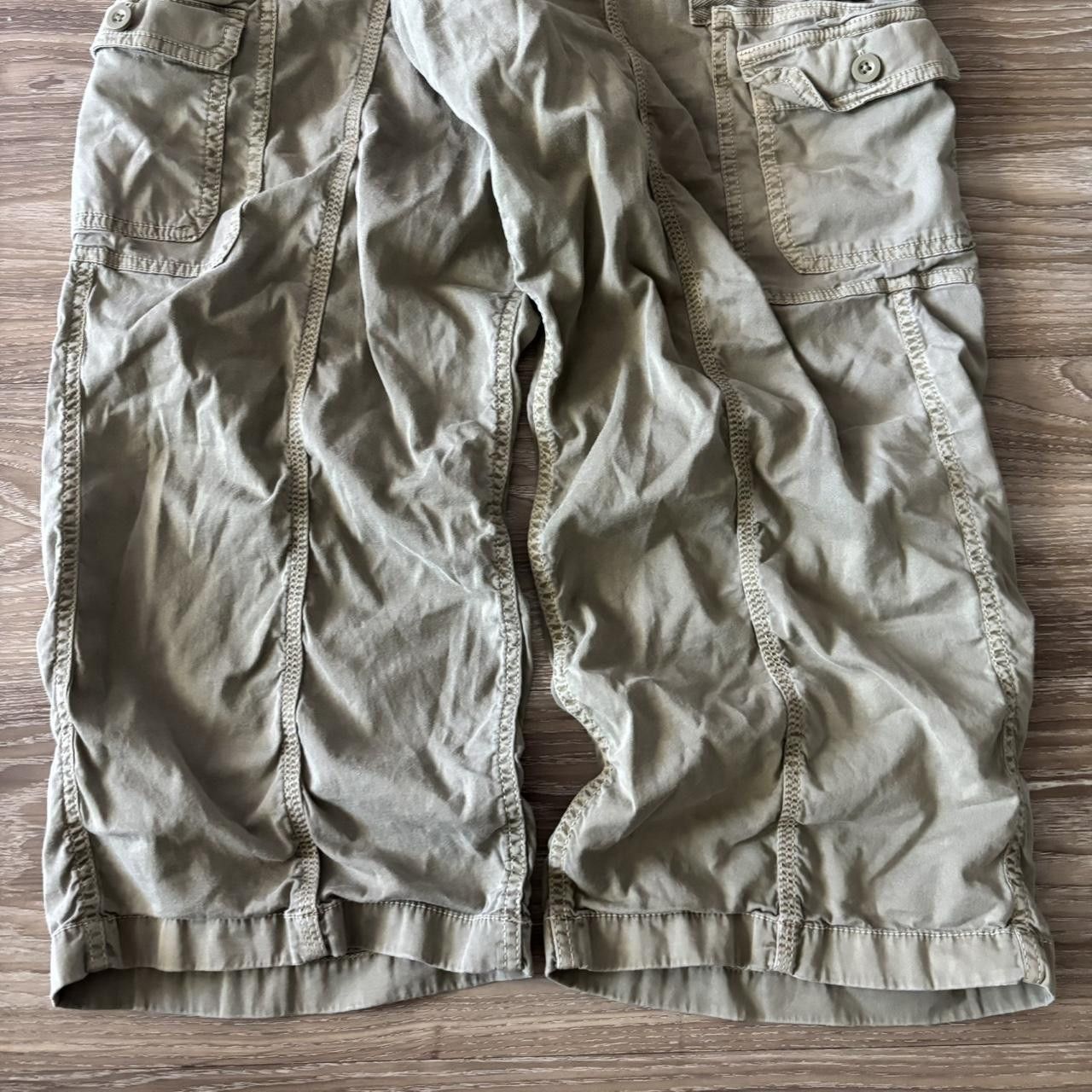 Vintage Crazy Vintage Y2K/2000s Baggy Khaki Brown Skater Style Cargo Pants! 36x27 Size US 36 / EU 52 - 6 Thumbnail