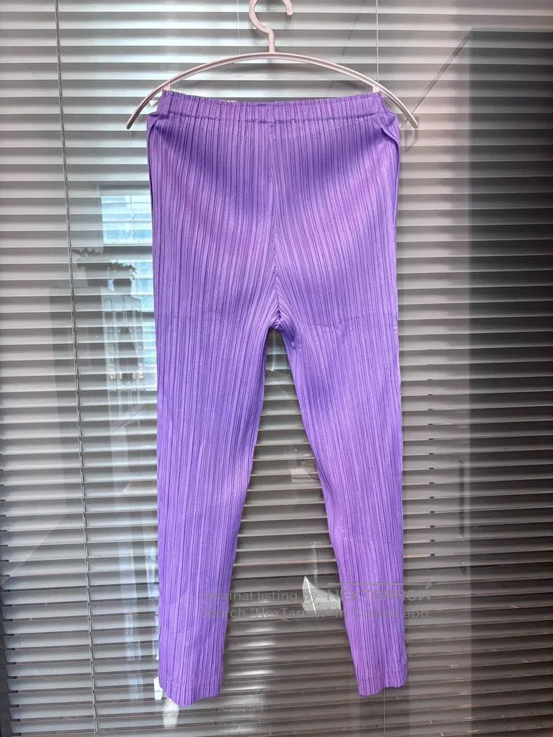Issey Miyake Issey Miyake Slim Straight-Leg Long Pants Size 25" / US 0 / IT 36 - 2 Thumbnail