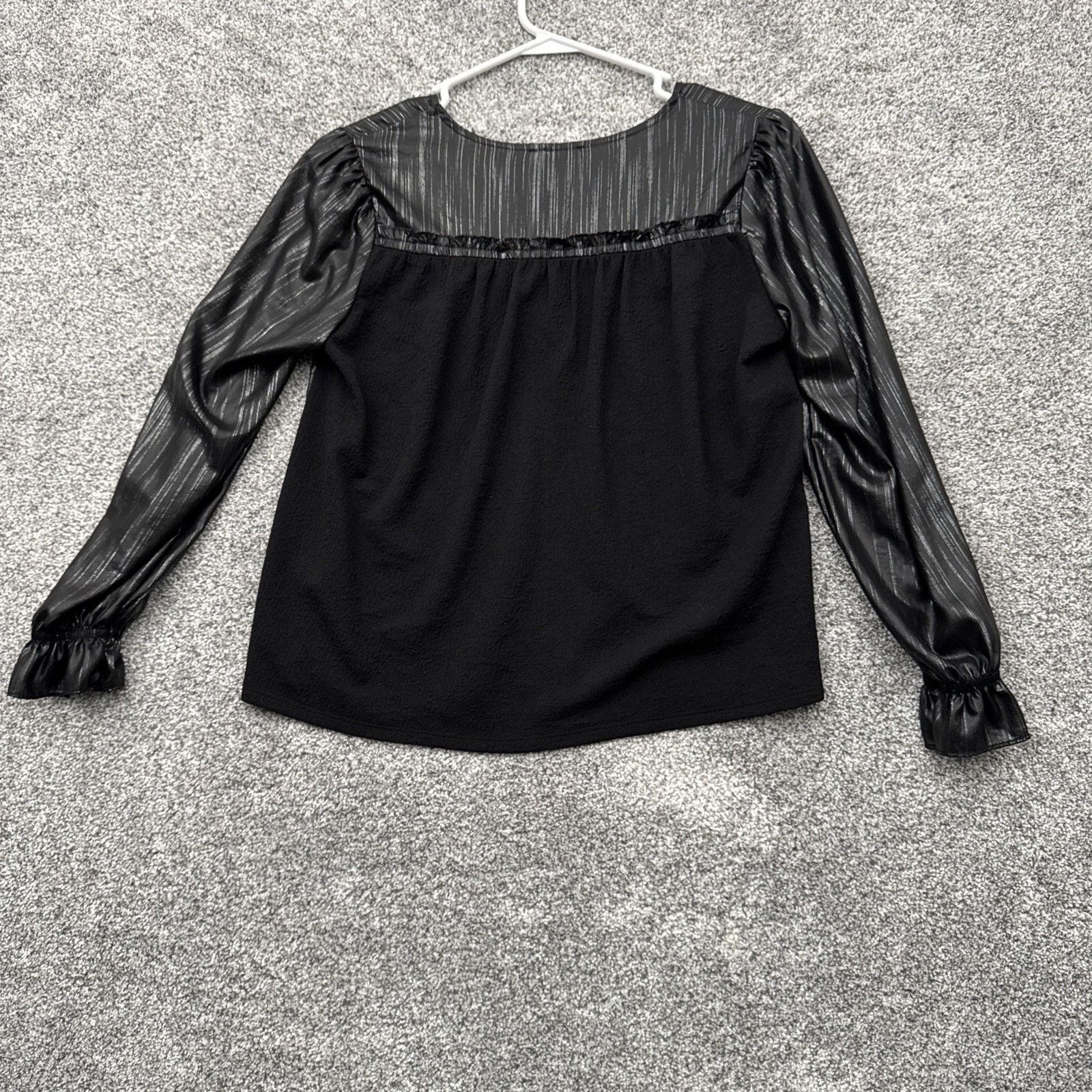 Current Air Current Air Blouse Womens S Chic Evening Wear Sparkly Witchy Size S / US 4 / IT 40 - 7 Thumbnail