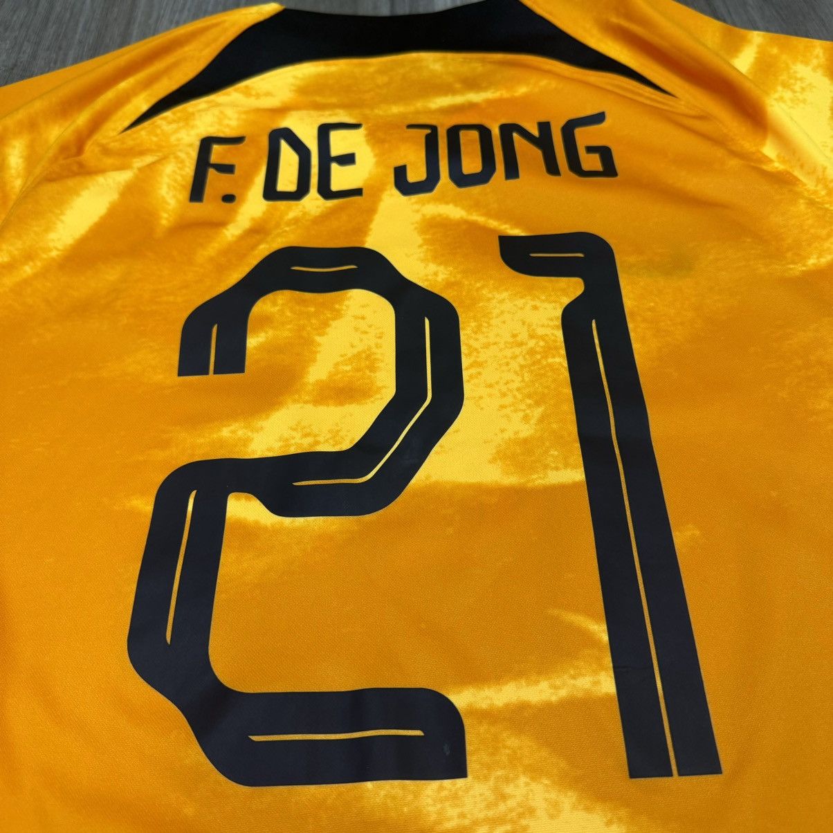 Nike Holland WC2022 home shirt #21 F.de jong Size US XL / EU 56 / 4 - 4 Thumbnail