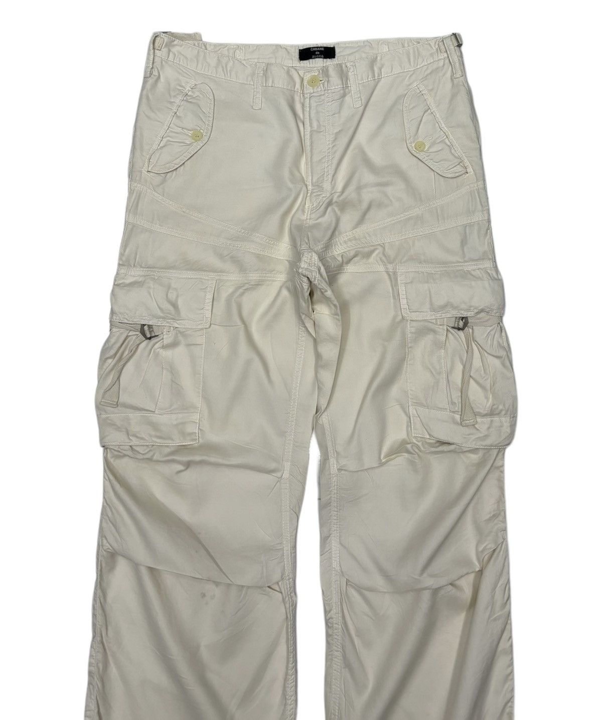 Issey Miyake CABANE DE ZUCCA PARACHUTE GAS MASK POCKET CARGO PANT Size US 35 - 7 Thumbnail