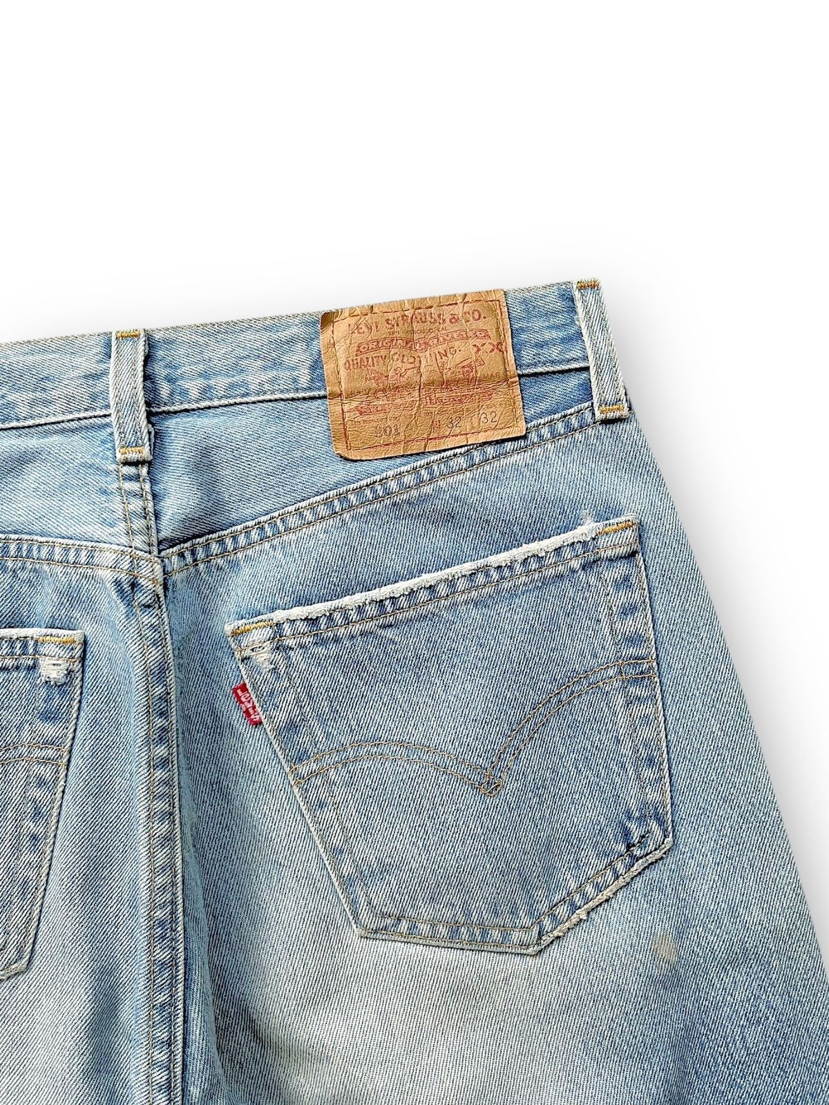 Levi's 98’ Levi’s 501 Made In USA Distressed Denim Pants Size US 30 / EU 46 - 6 Thumbnail