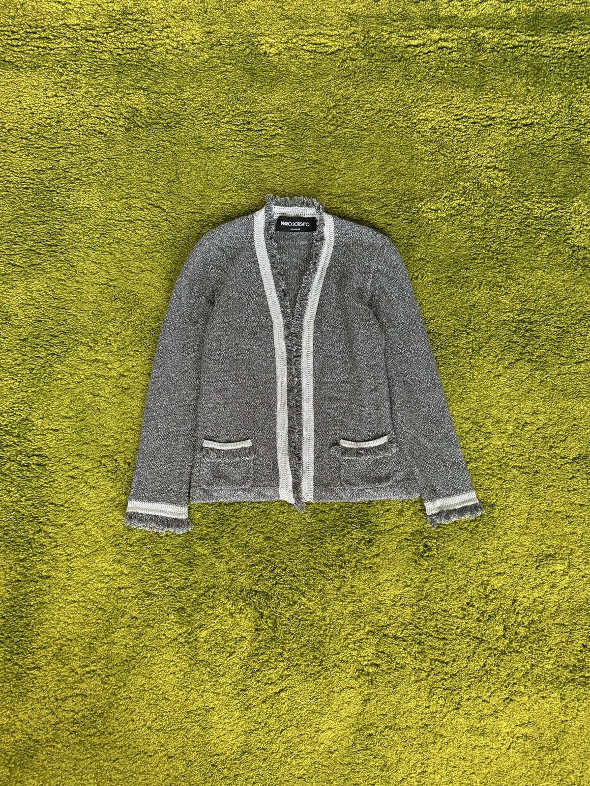 Designer Mario Borsato cashmere wool cardigan sweater Size S / US 4 / IT 40 - 1 Thumbnail