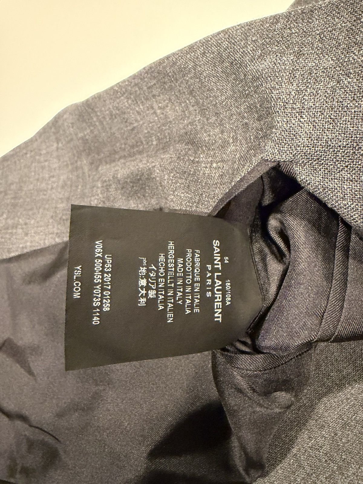 Saint Laurent Paris Saint Laurent mens lightweight blazer 54/44. $2890 Size 44R - 6 Thumbnail