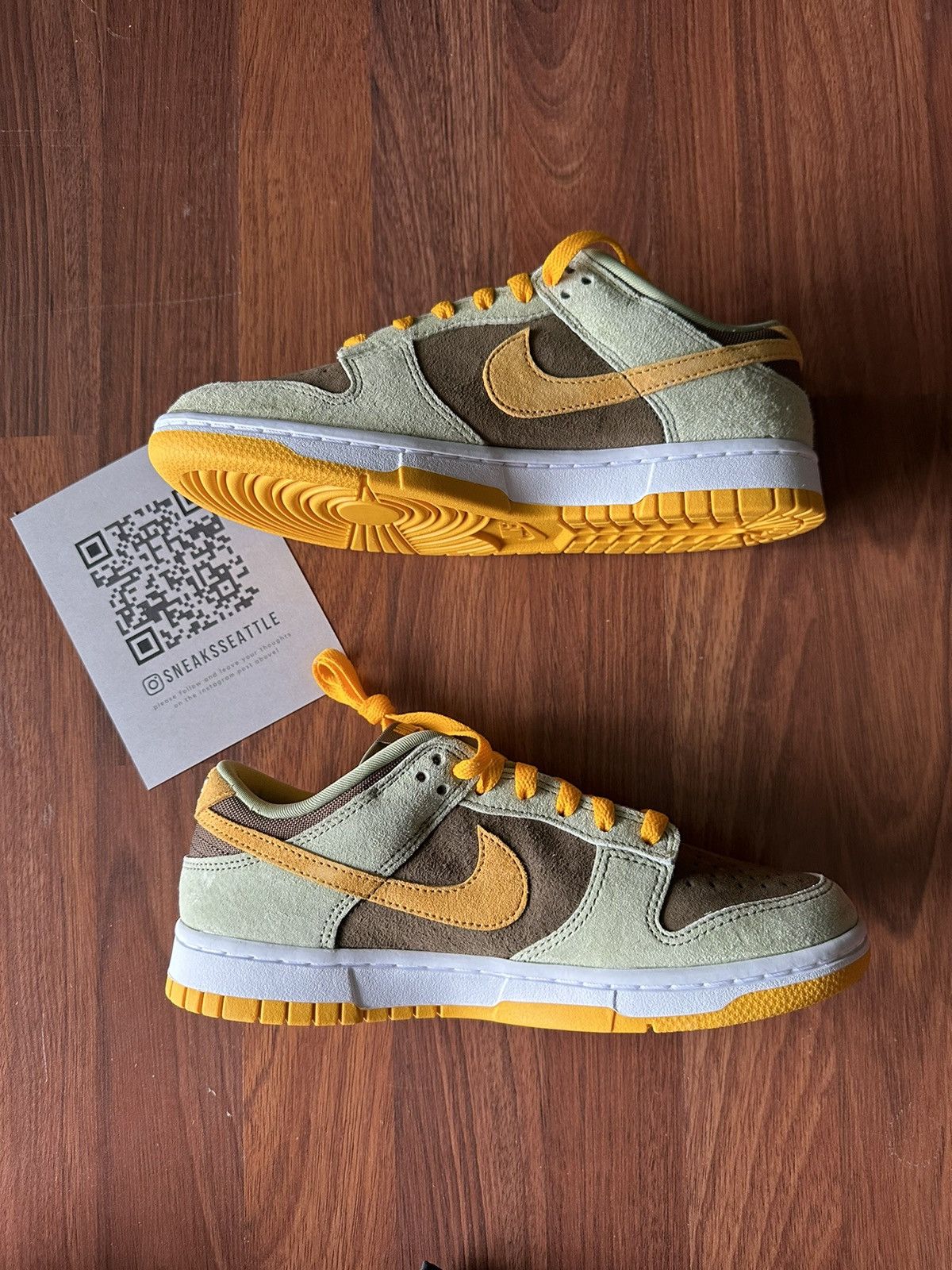 Nike Nike Dunk Low Dusty Olive (2023) Size 6M/7.5W DH5360-300 Size US 6 / EU 39 - 2 Thumbnail