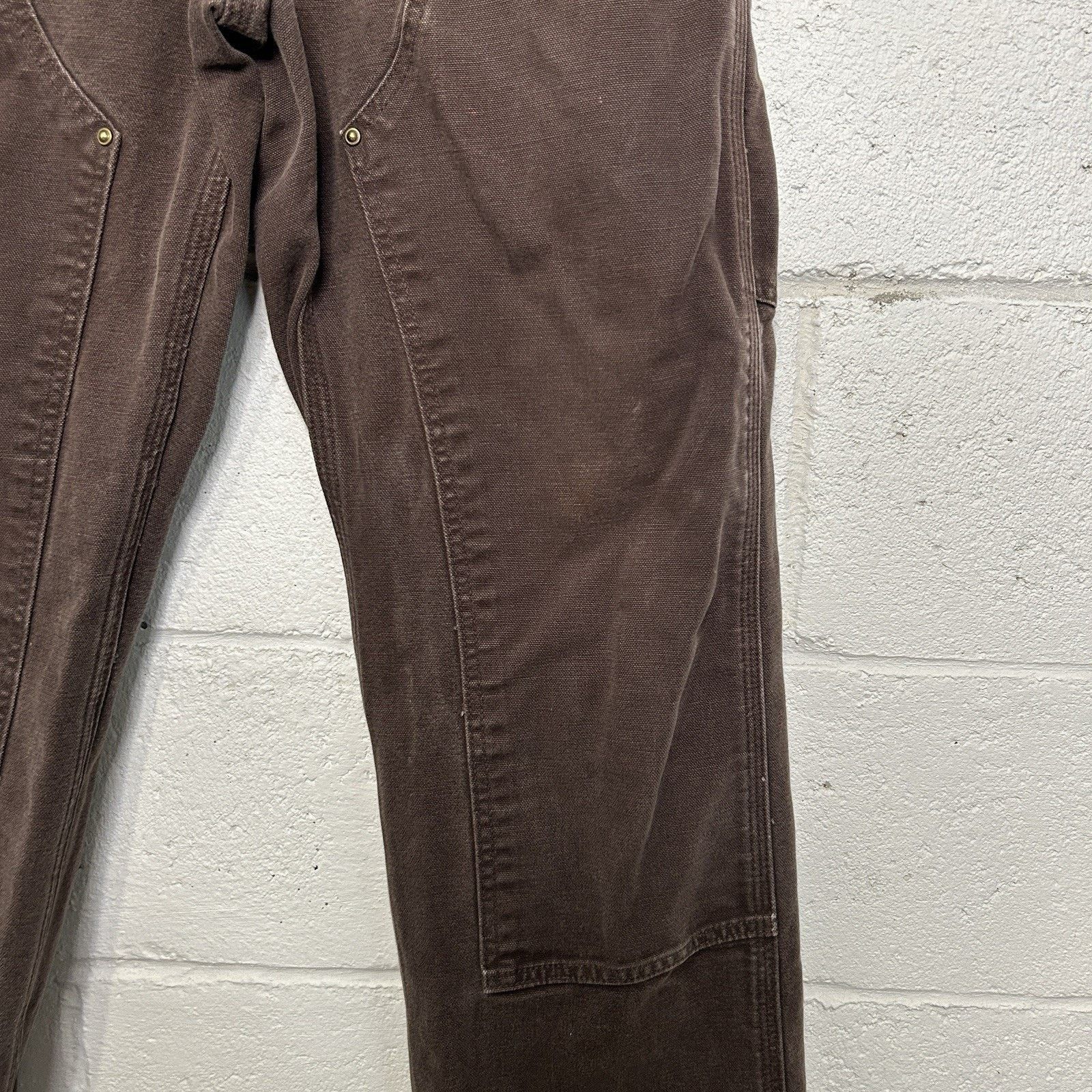 Carhartt Vintage Carhartt DoubleKnee Dungaree Pants “Dark Brown” Size US 32 / EU 48 - 6 Thumbnail