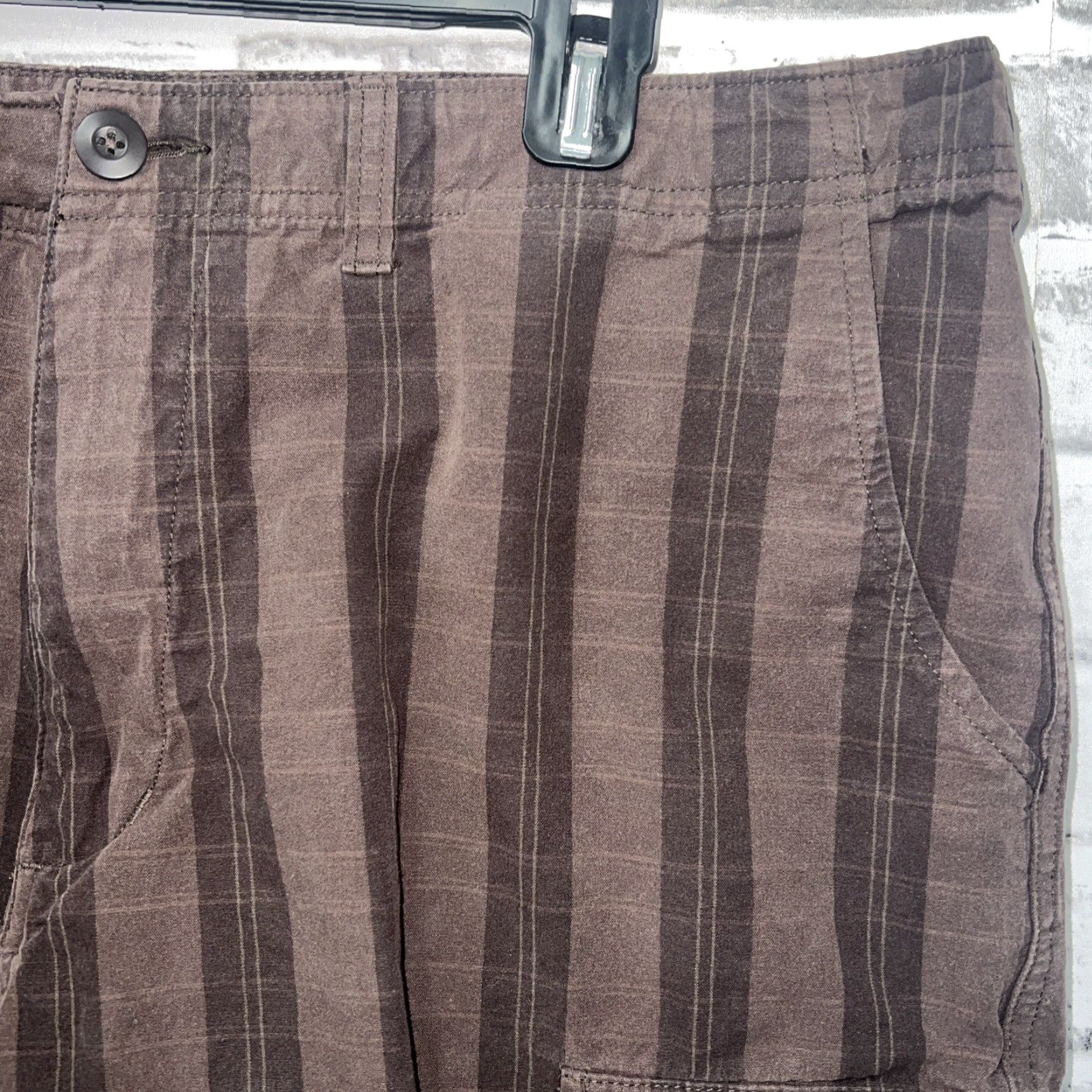 Patagonia Patagonia Brown Striped Shorts Mens Size 38 Size US 38 / EU 54 - 2 Thumbnail